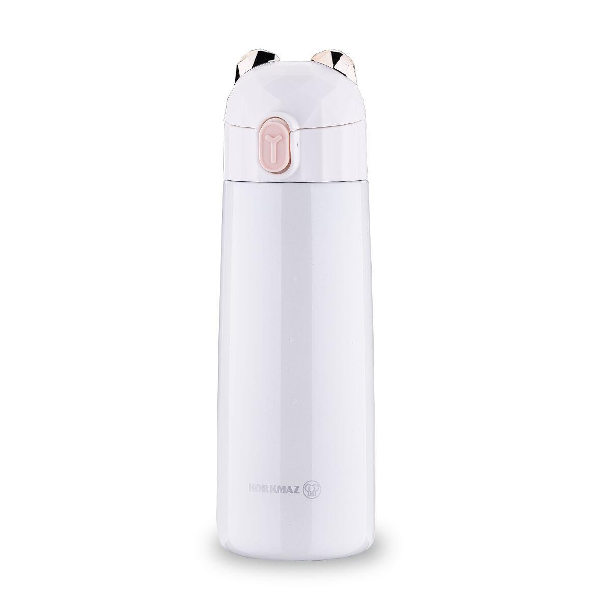 KORKMAZ A743 BAMBİNO PLUS ÇOCUK MATARASI 350 ML BEYAZ