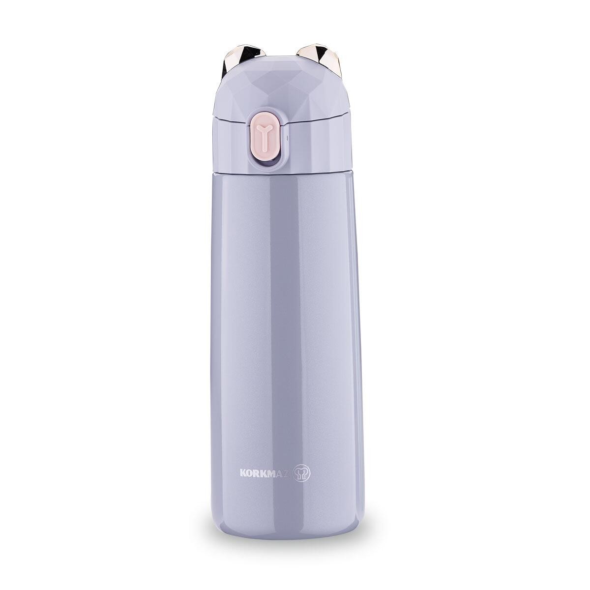 KORKMAZ A743-02 BAMBİNO PLUS ÇOCUK MATARASI 350 ML GRİ