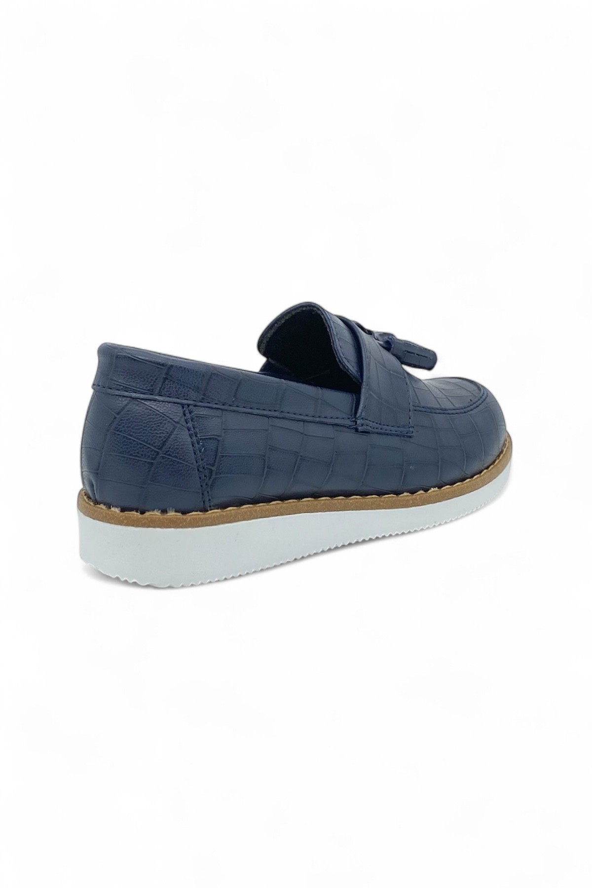 Şıklığın Tamamlayıcısı: Ortopedik Lacivert Erkek Çocuk Loafer - Lacivert