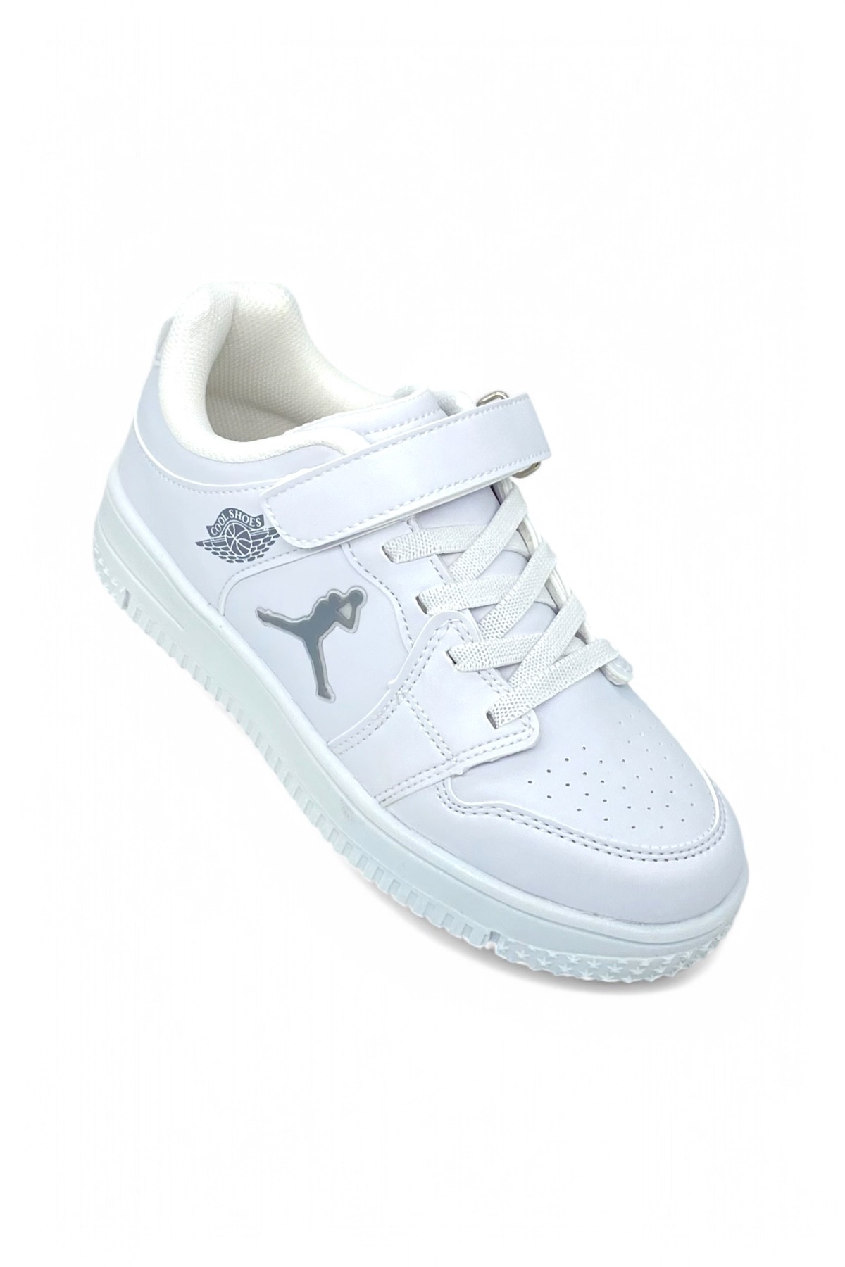 Ortopedik Kaymaz Taban Unisex Çocuk Ayakkabı-Beyaz