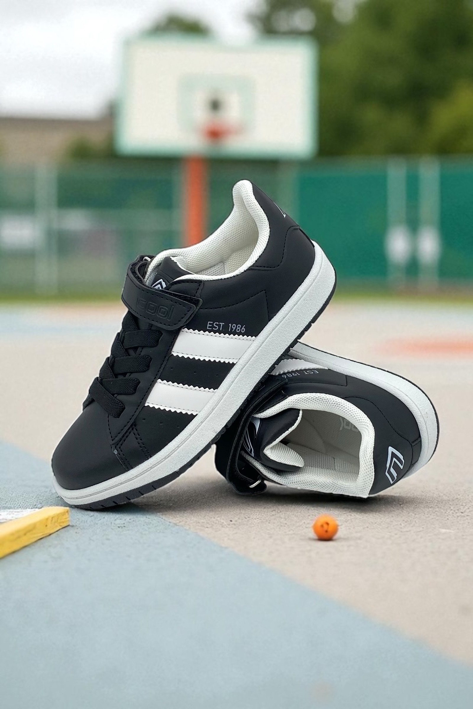 Ortopedik Anatomik Sneakers Çocuk Ayakkabı - Siyah