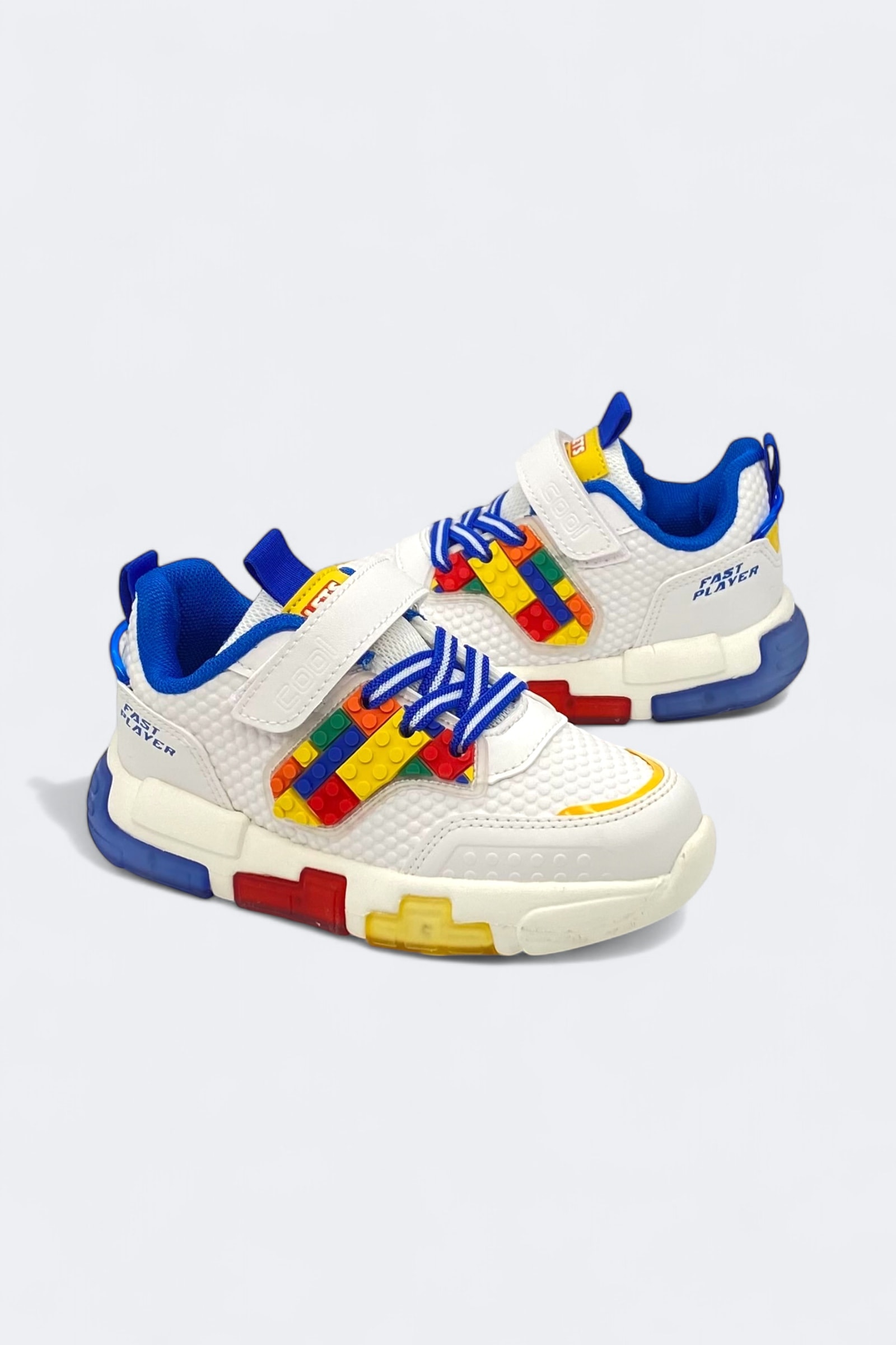 Cool Lego Işıklı Ortopedik Çocuk Spor Ayakkabı - Saks