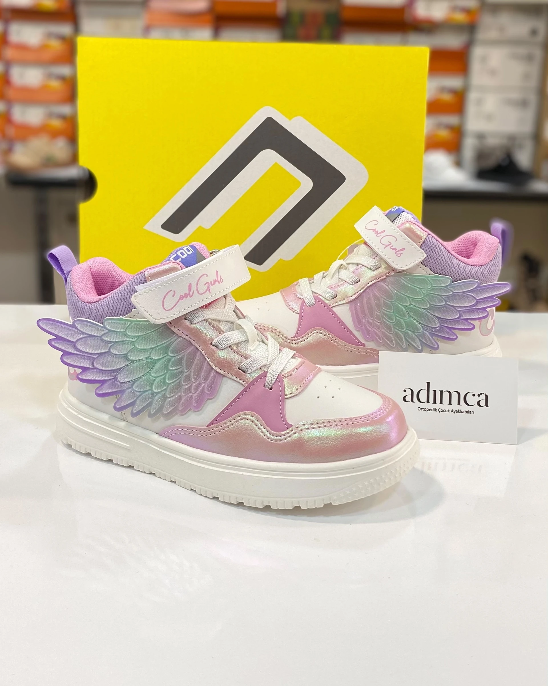 COOL ANGELS ORTOPEDİK ÇOCUK AYAKKABI - BEYAZ SOMON