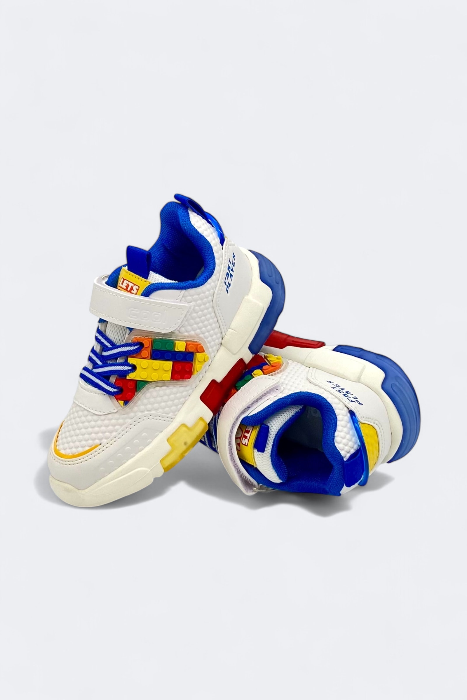 Cool Lego Işıklı Ortopedik Çocuk Spor Ayakkabı - Saks