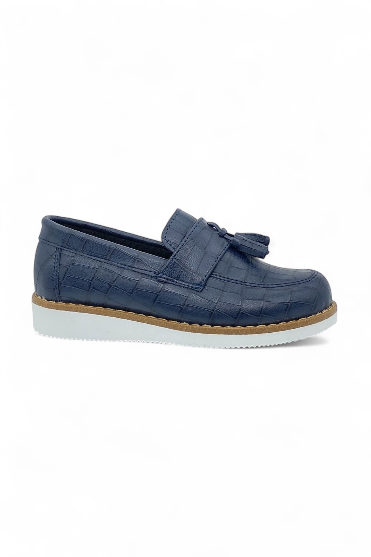 Şıklığın Tamamlayıcısı: Ortopedik Lacivert Erkek Çocuk Loafer - Lacivert