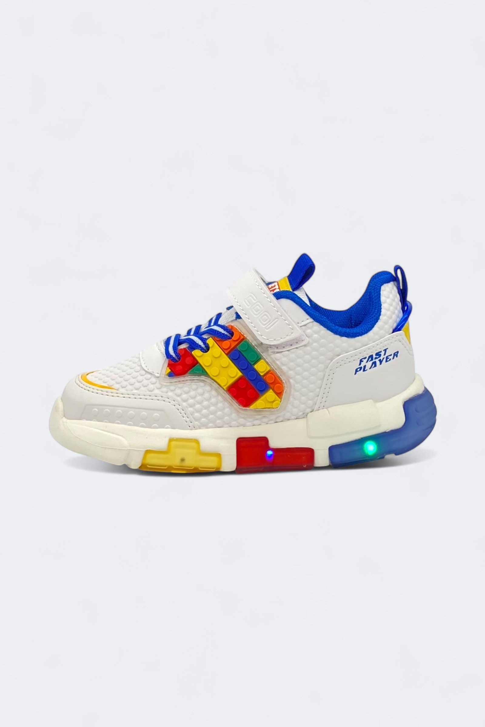 Cool Lego Işıklı Ortopedik Çocuk Spor Ayakkabı - Saks