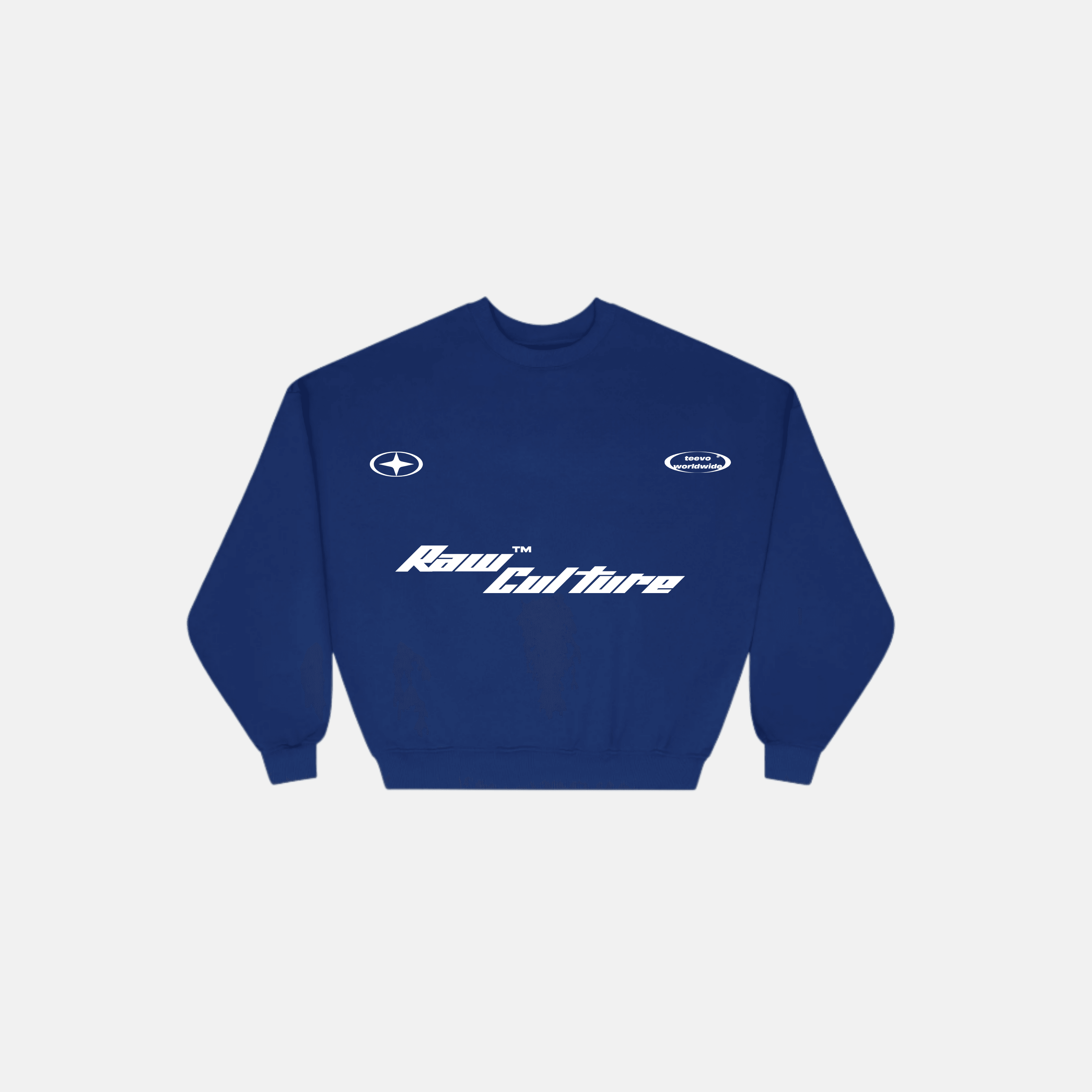 Raw Culture Baskı Detaylı Sweatshirt - Lacivert ( Ön Sipariş )
