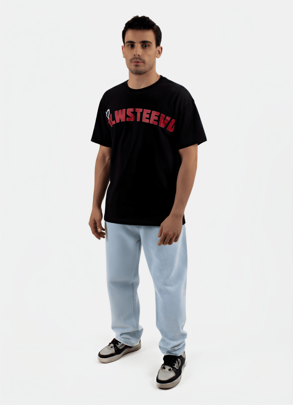 ALWSTEEVO BASKILI BOXY FIT T-SHIRT