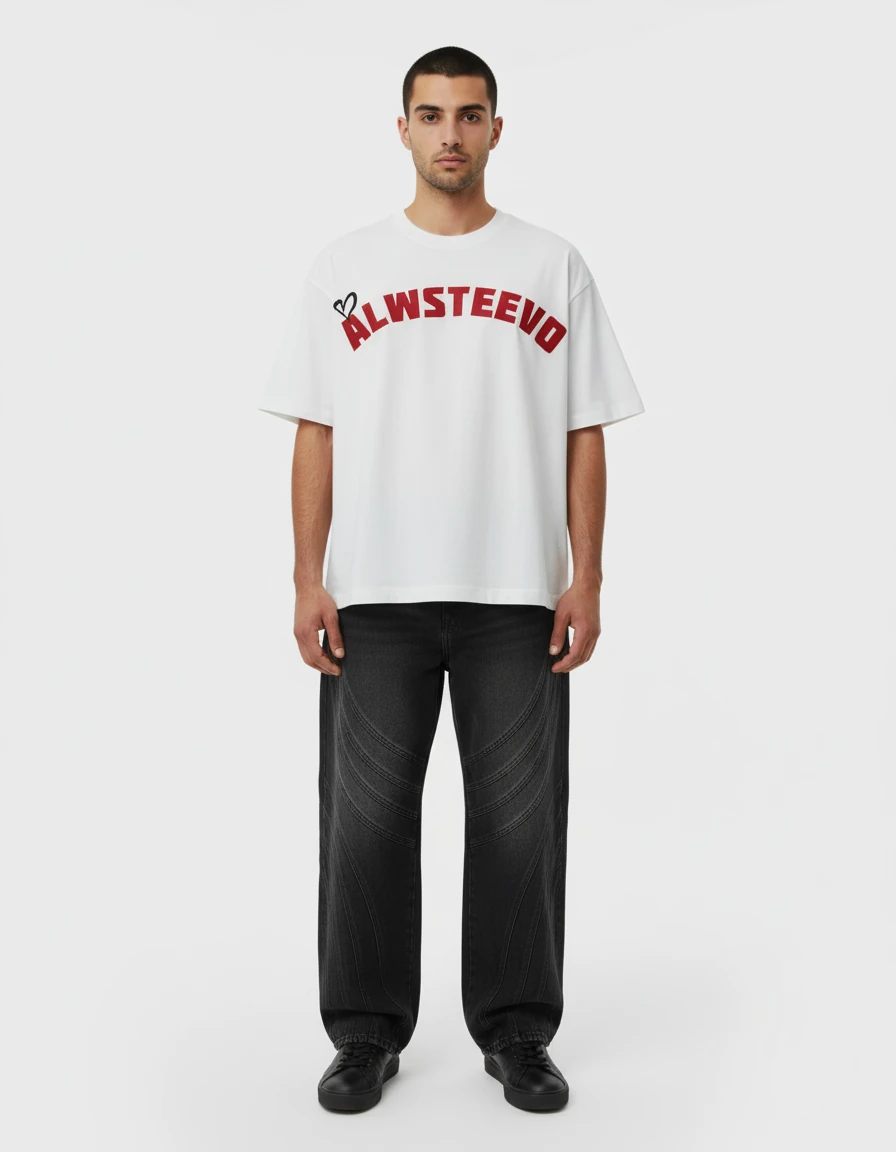 ALWSTEEVO BASKILI BOXY FIT T-SHIRT