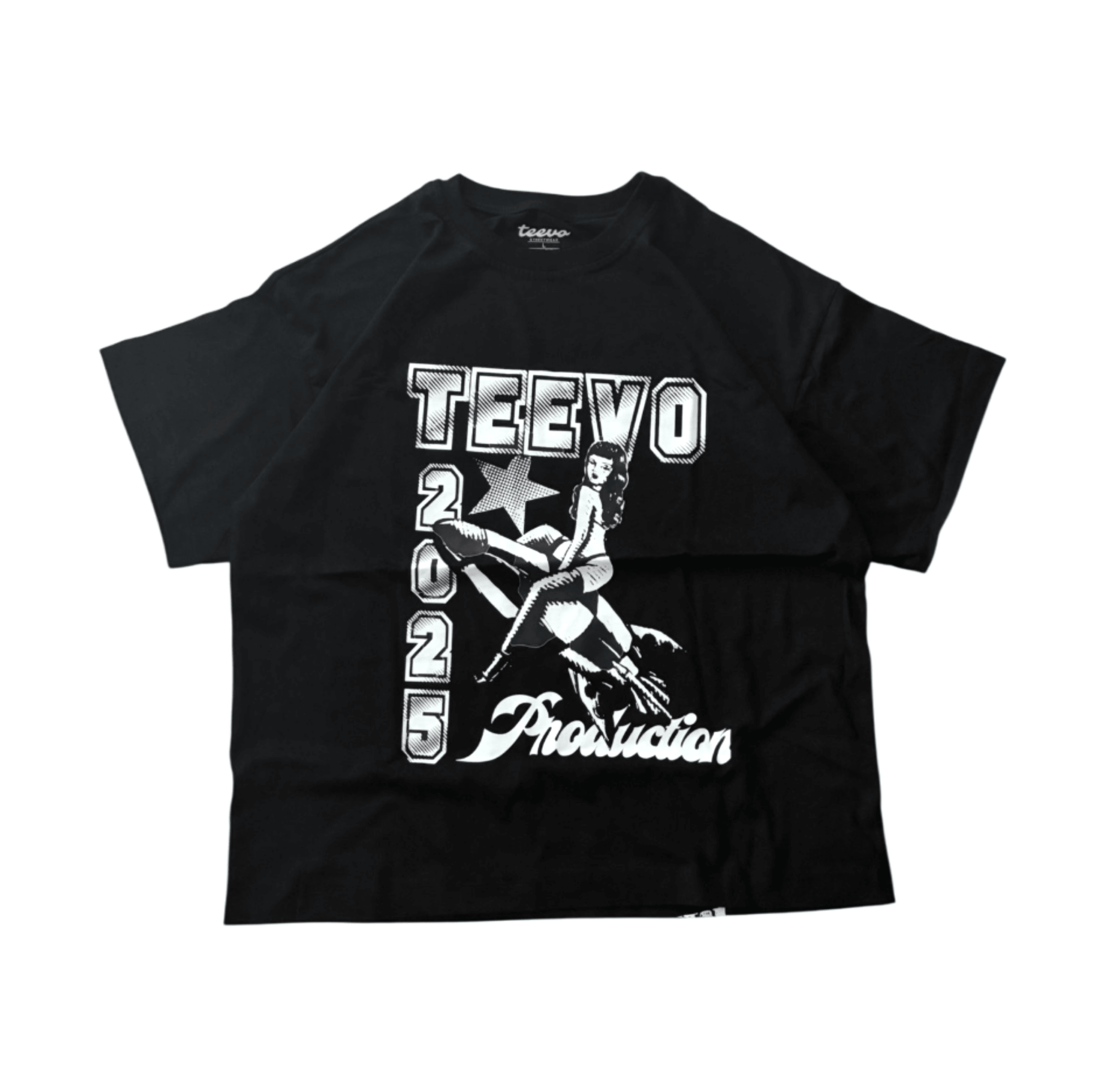 TEEVO PRODUCTION BOXY FIT T-SHIRT