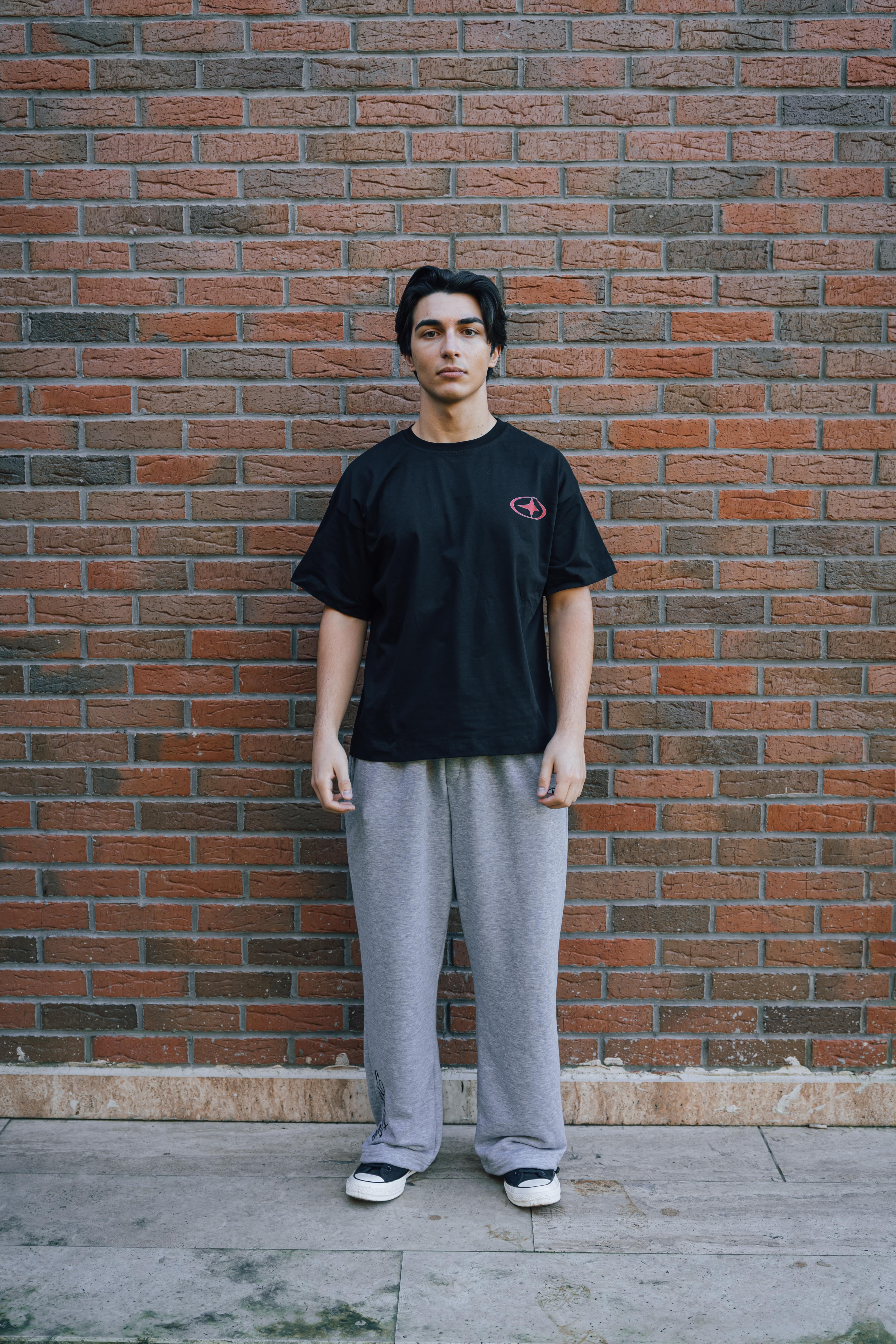 ALWSTEEVO 3 Adet Nakış Detaylı Premium Ayarlanabilir Paça Oversize Eşofman Altı