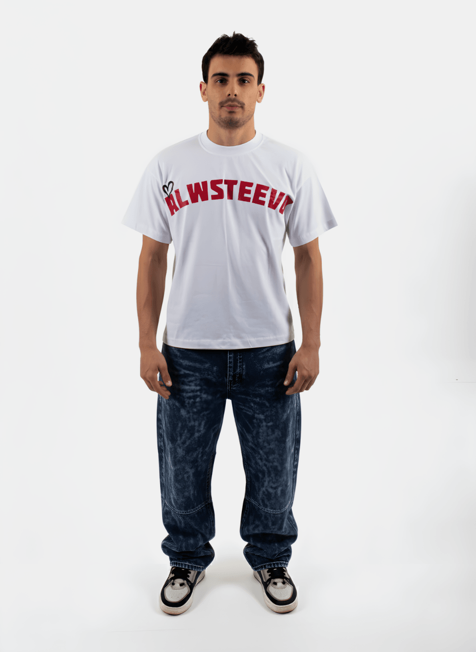 ALWSTEEVO BASKILI BOXY FIT T-SHIRT