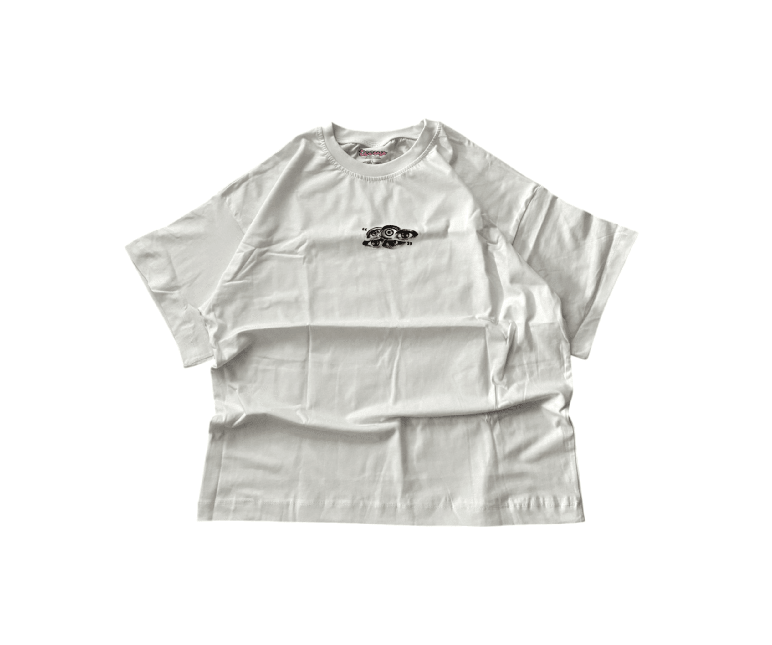 ALL EYES ON ME BASKILI BOXY FIT T-SHIRT