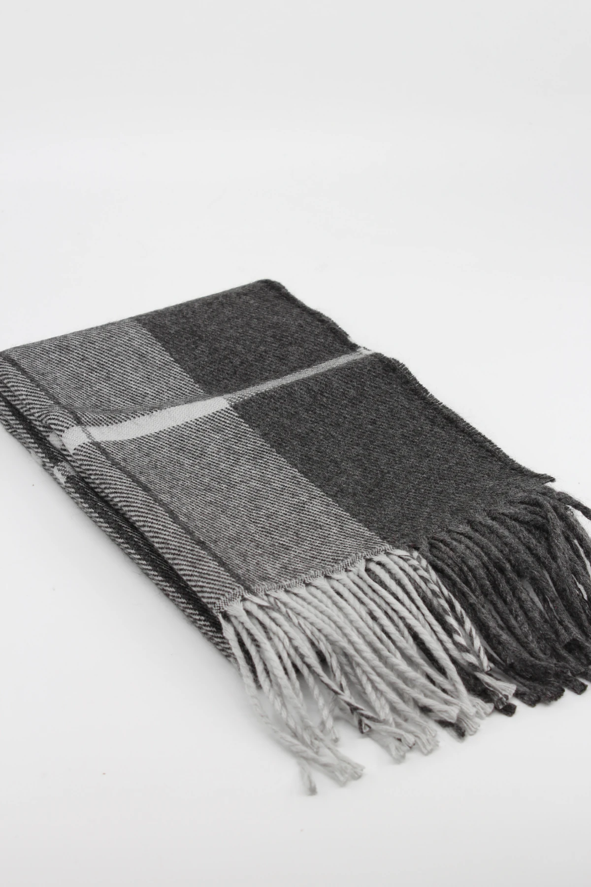 8 Parça İngiliz Kasket & Gri Ekose Atkı Kombin Seti