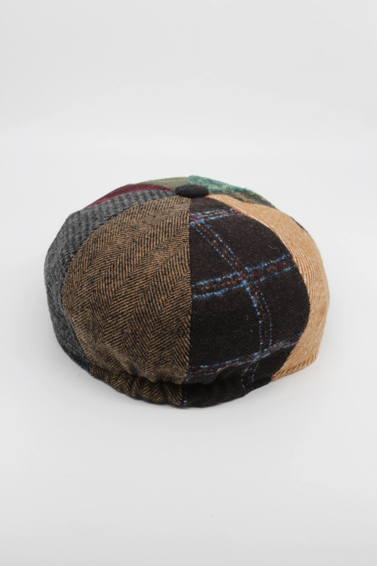 Patchwork (Yamalı) 8 Parça İngiliz Kasket