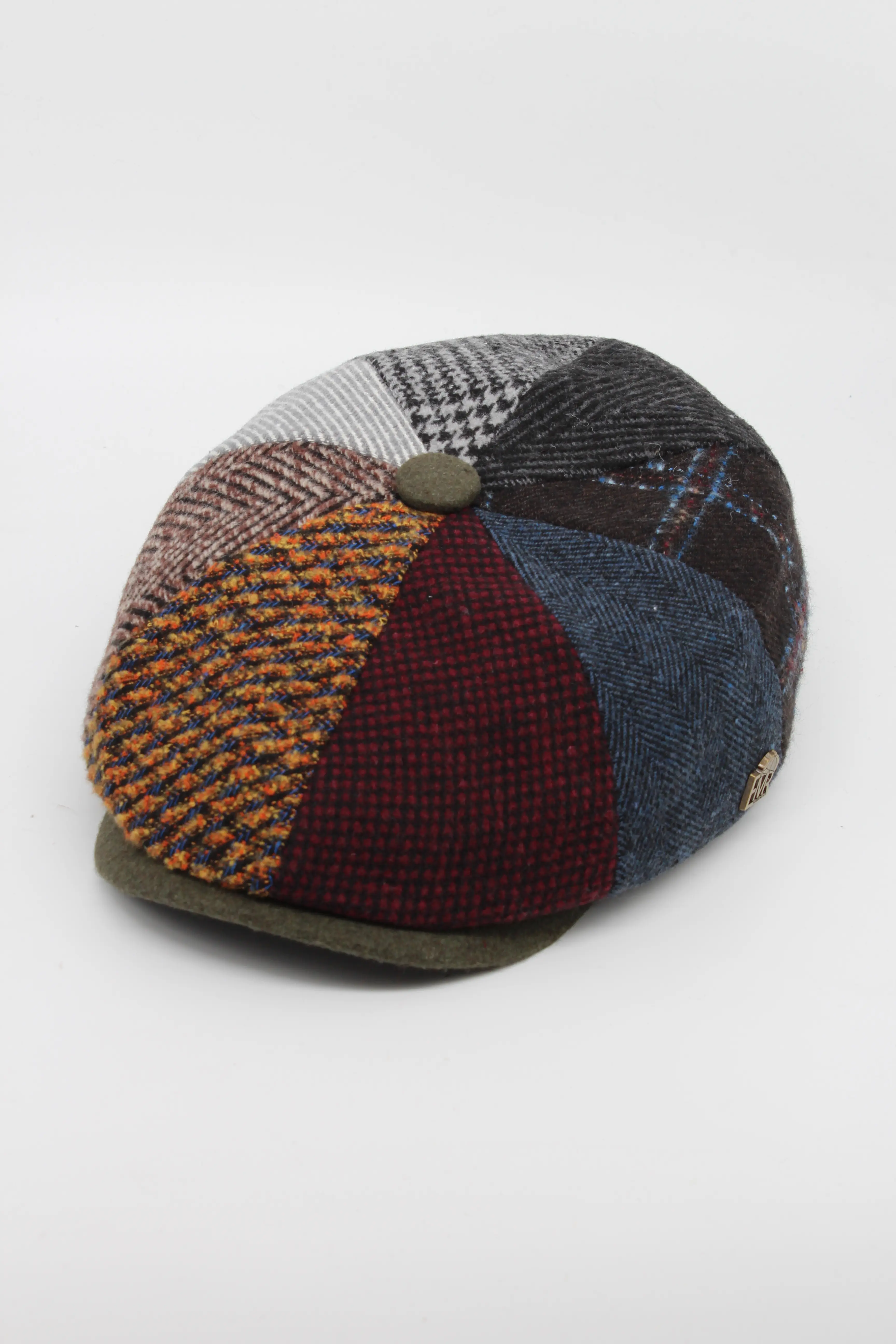 Patchwork (Yamalı) 8 Parça İngiliz Kasket