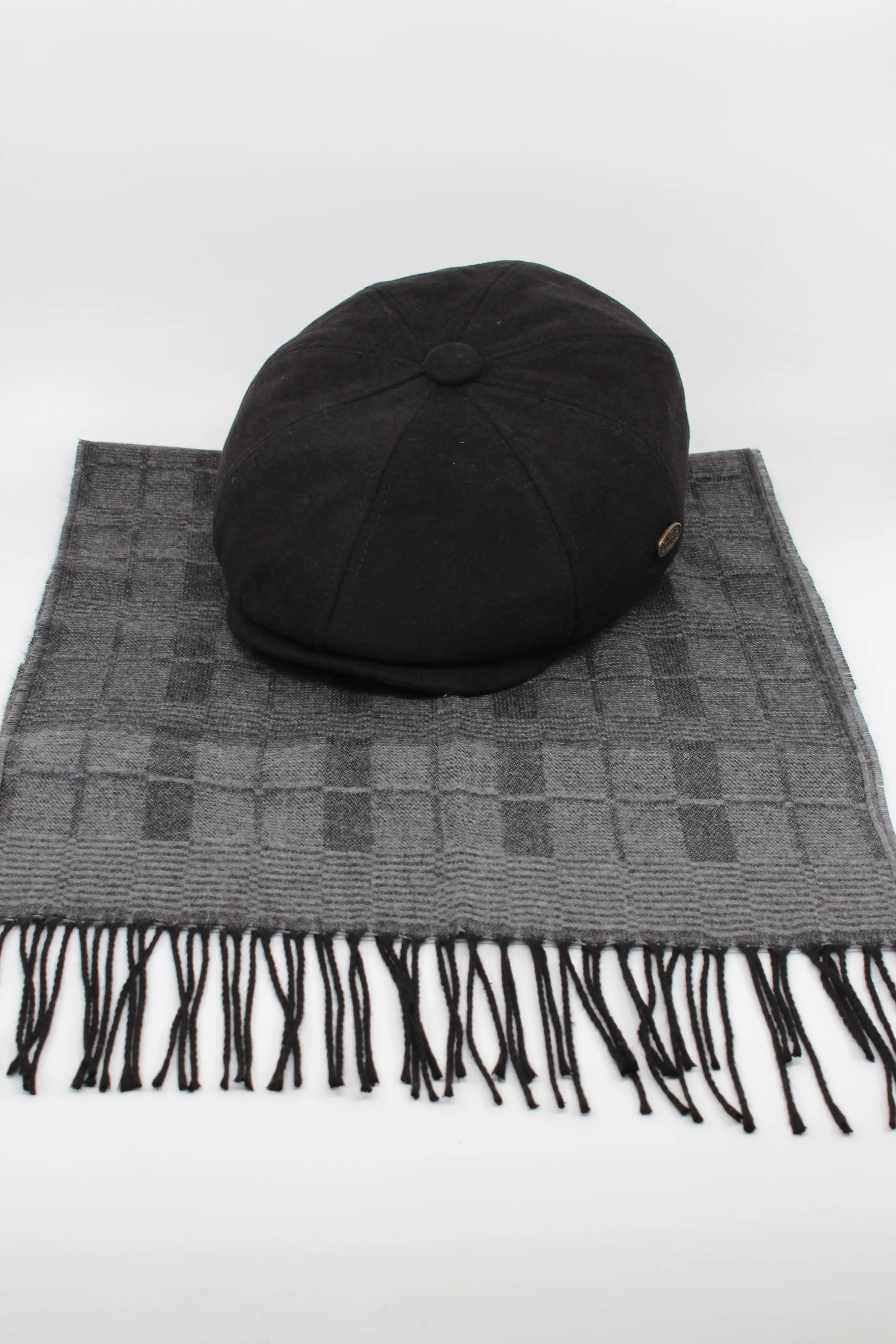 İngiliz Model Kasket & Atkı Kombin