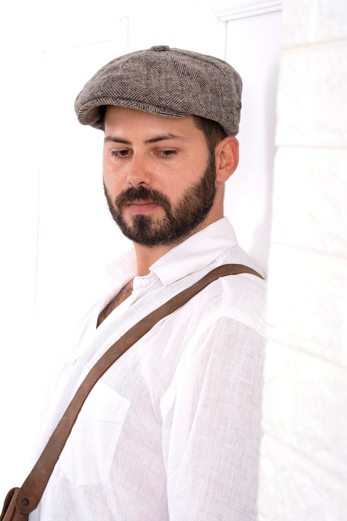 Kışlık Ingiliz Kasket Dökümlü Peaky Blinders Model