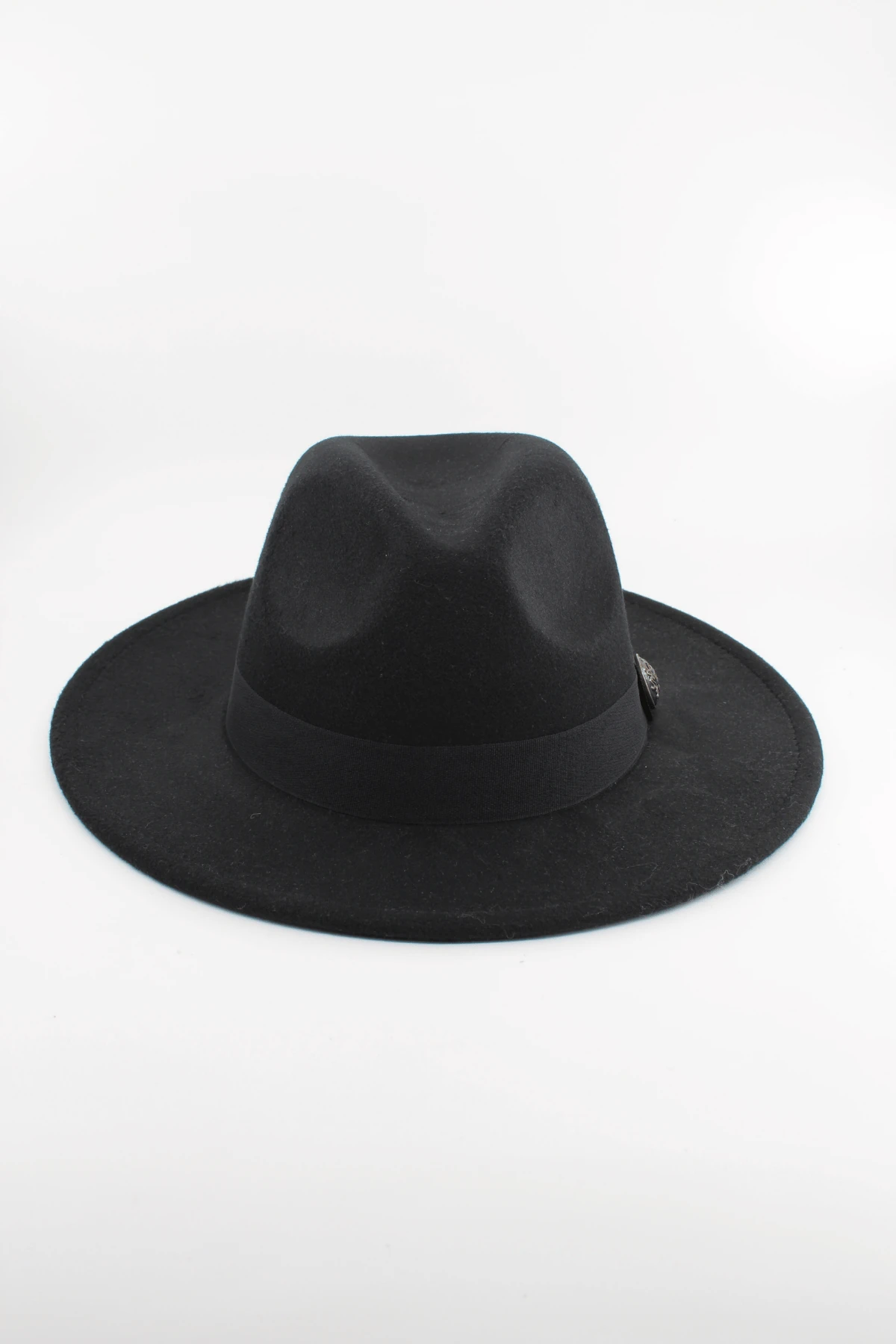 Unisex Panama Fötr Şapka Süet Fedora Şapka 