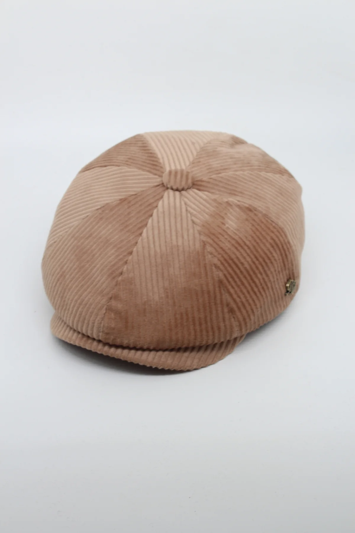 Unisex Fitilli Kadife 8 Köşeli İngiliz Kasket