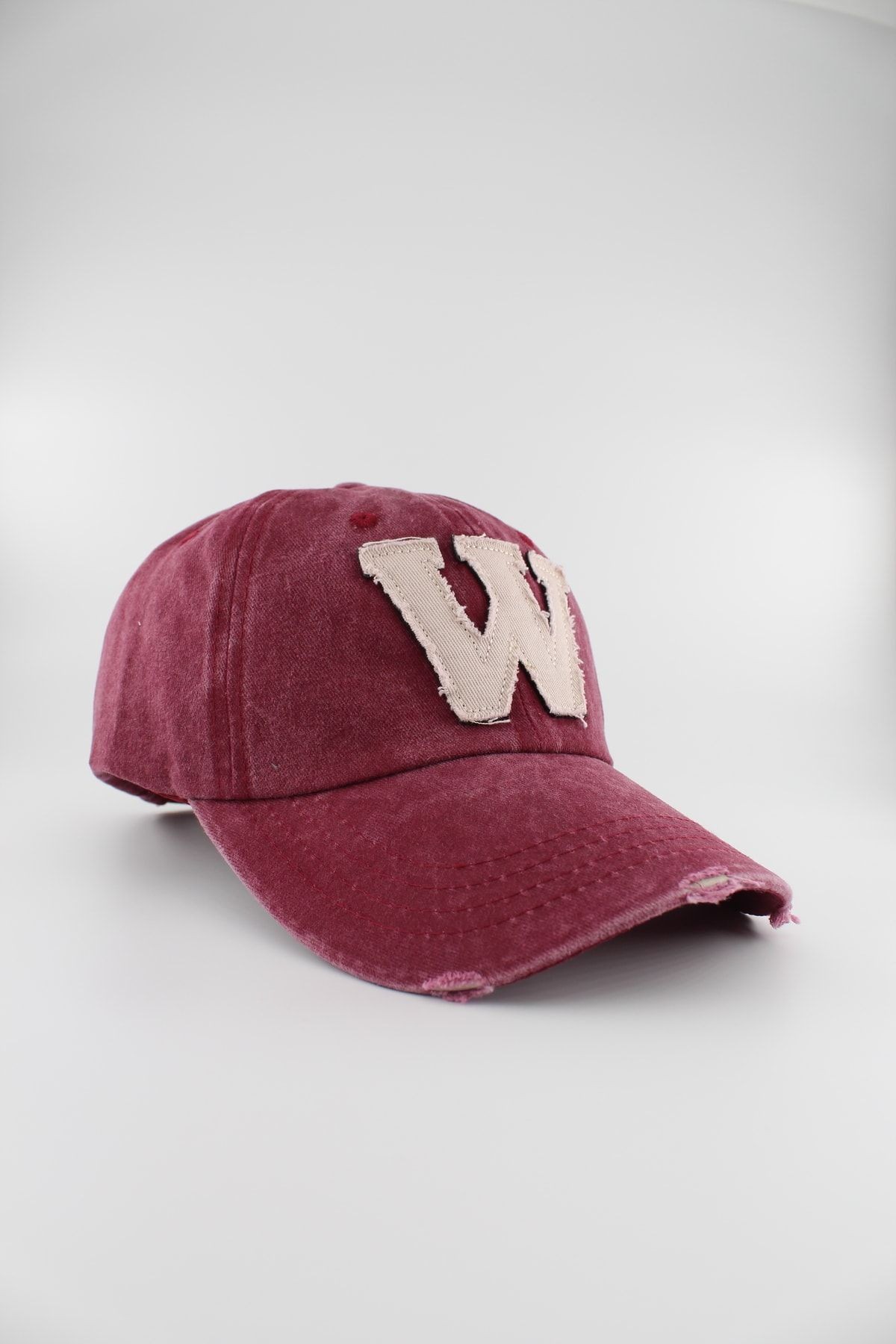 Ithal W Nakışlı Eskitme Şapka Unisex Cap