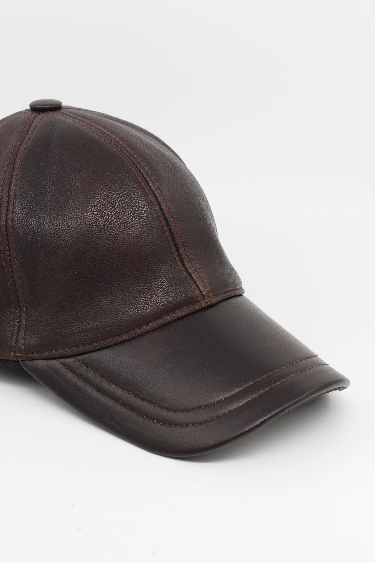 Premium Hakiki Deri Kep Şapka