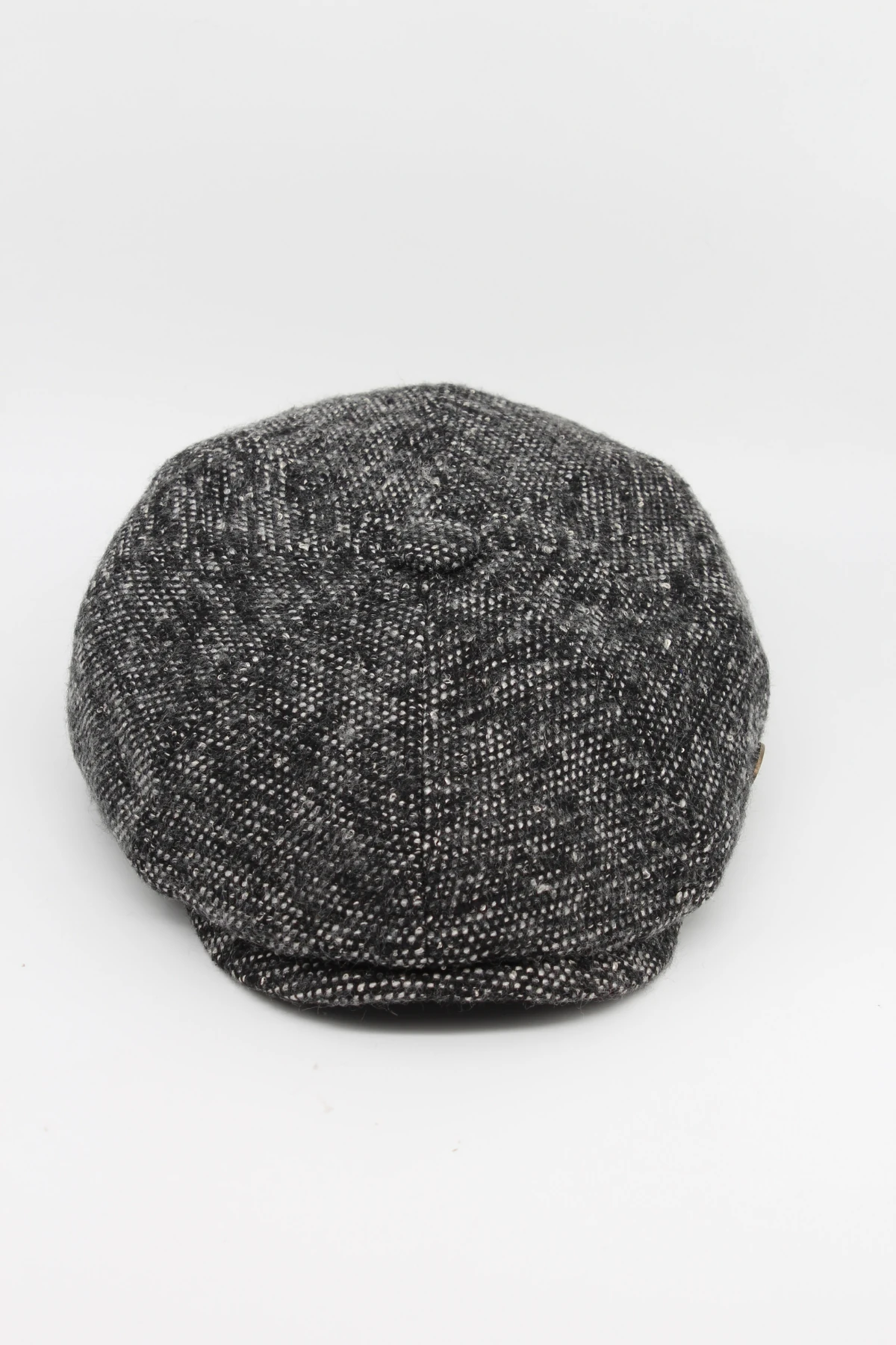 Kışlık Ingiliz Kasket Dökümlü Peaky Blinders Model - SİYAH-BEYAZ