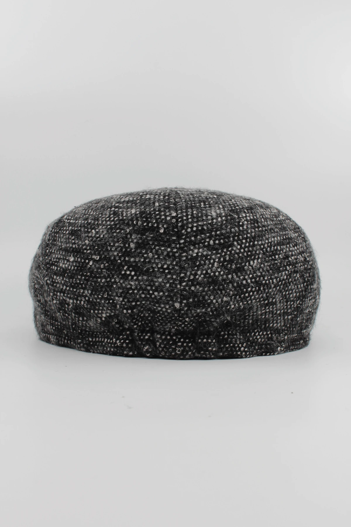 İngiliz Model Kaşe Baretta Kasket Şapka - Antrasit Kırçıllı