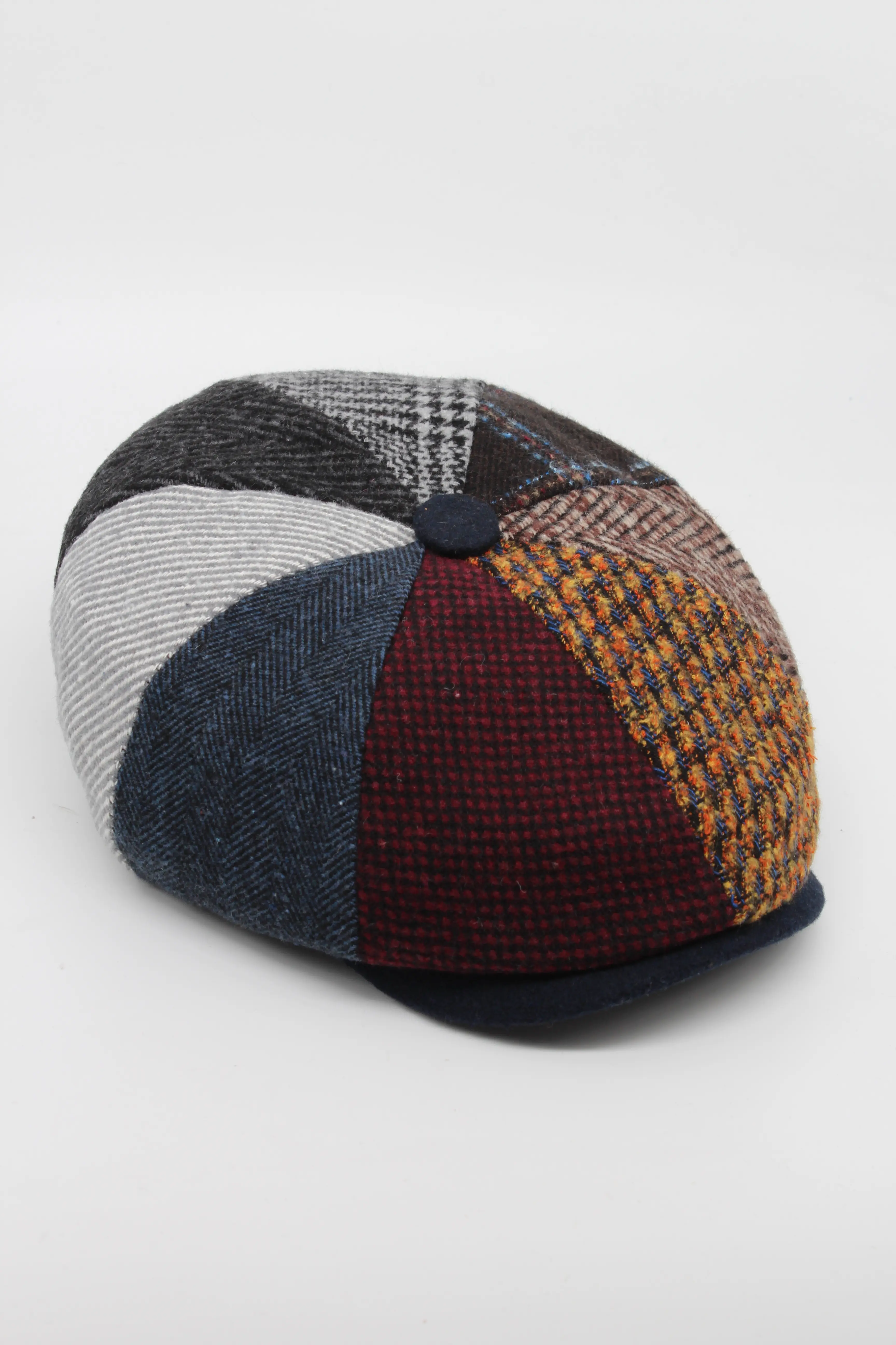 Patchwork (Yamalı) 8 Parça İngiliz Kasket