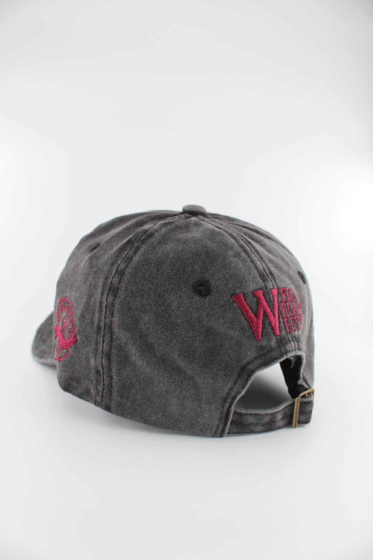 Ithal W Nakışlı Eskitme Şapka Unisex Cap
