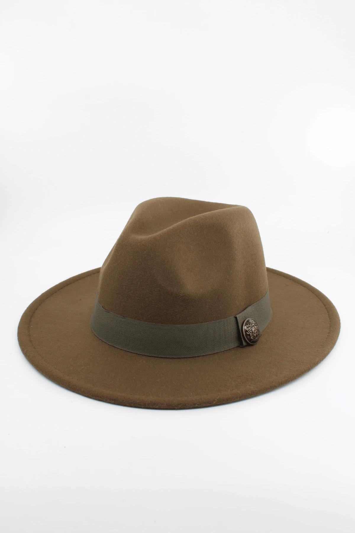 Unisex Panama Fötr Şapka Süet Fedora Şapka 