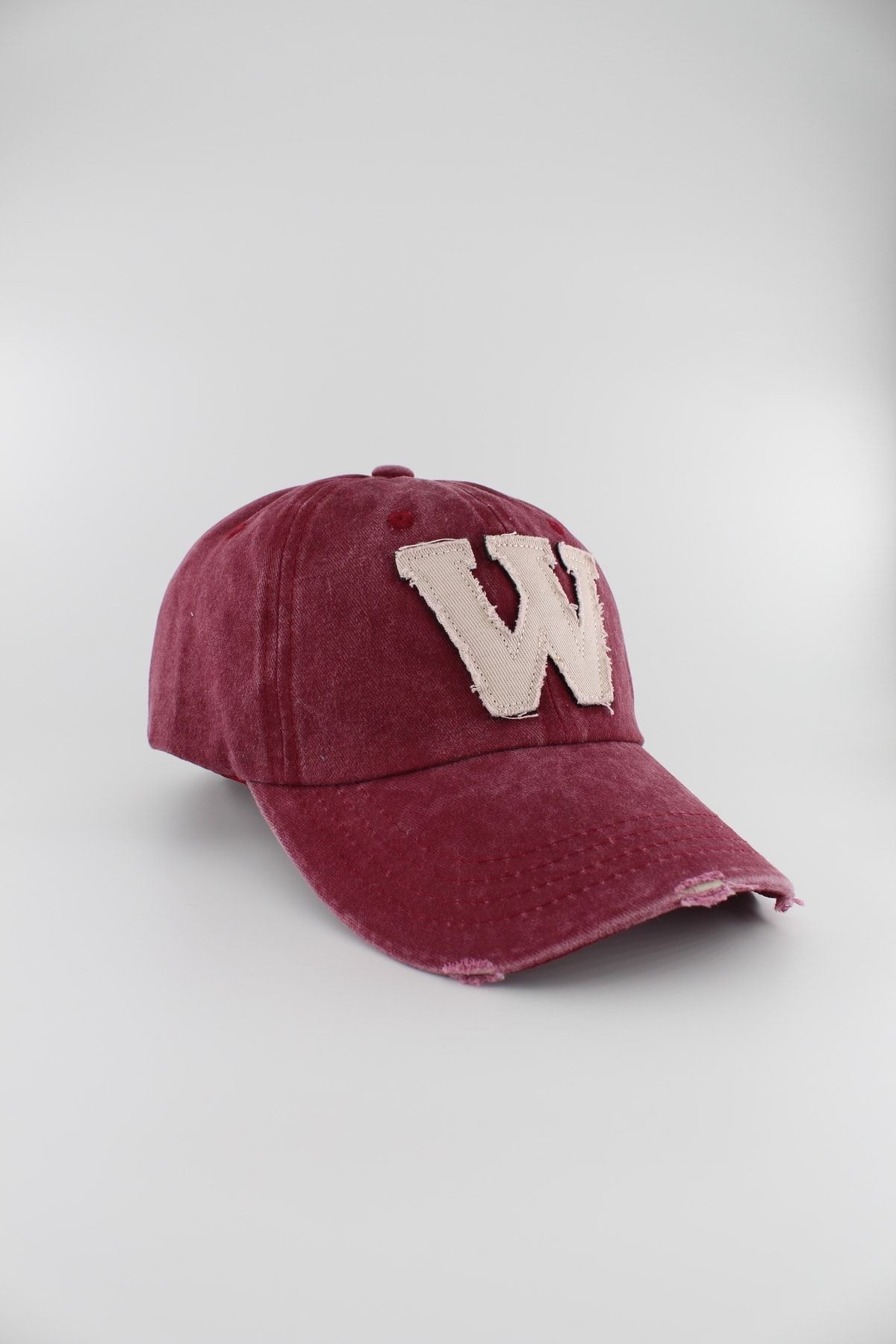 Ithal W Nakışlı Eskitme Şapka Unisex Cap