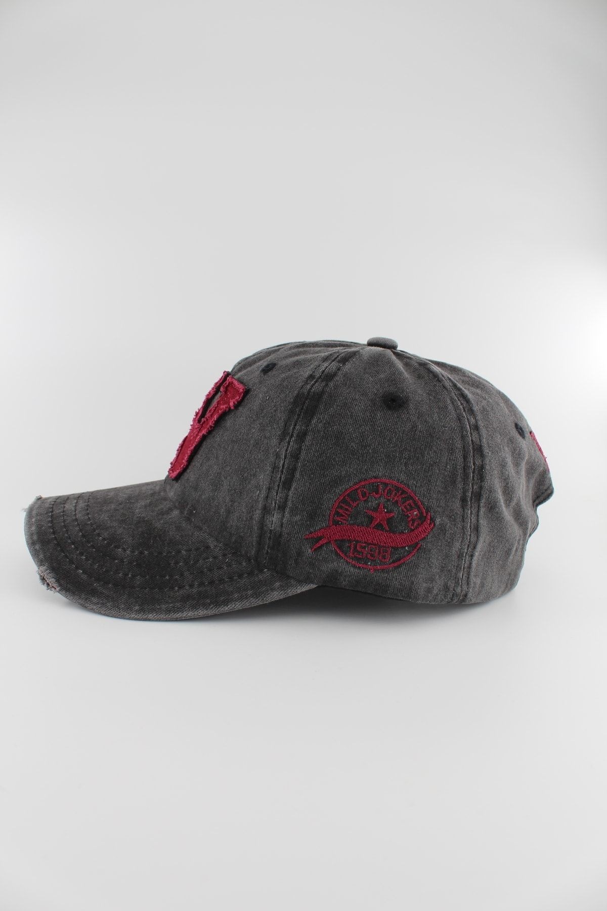Ithal W Nakışlı Eskitme Şapka Unisex Cap