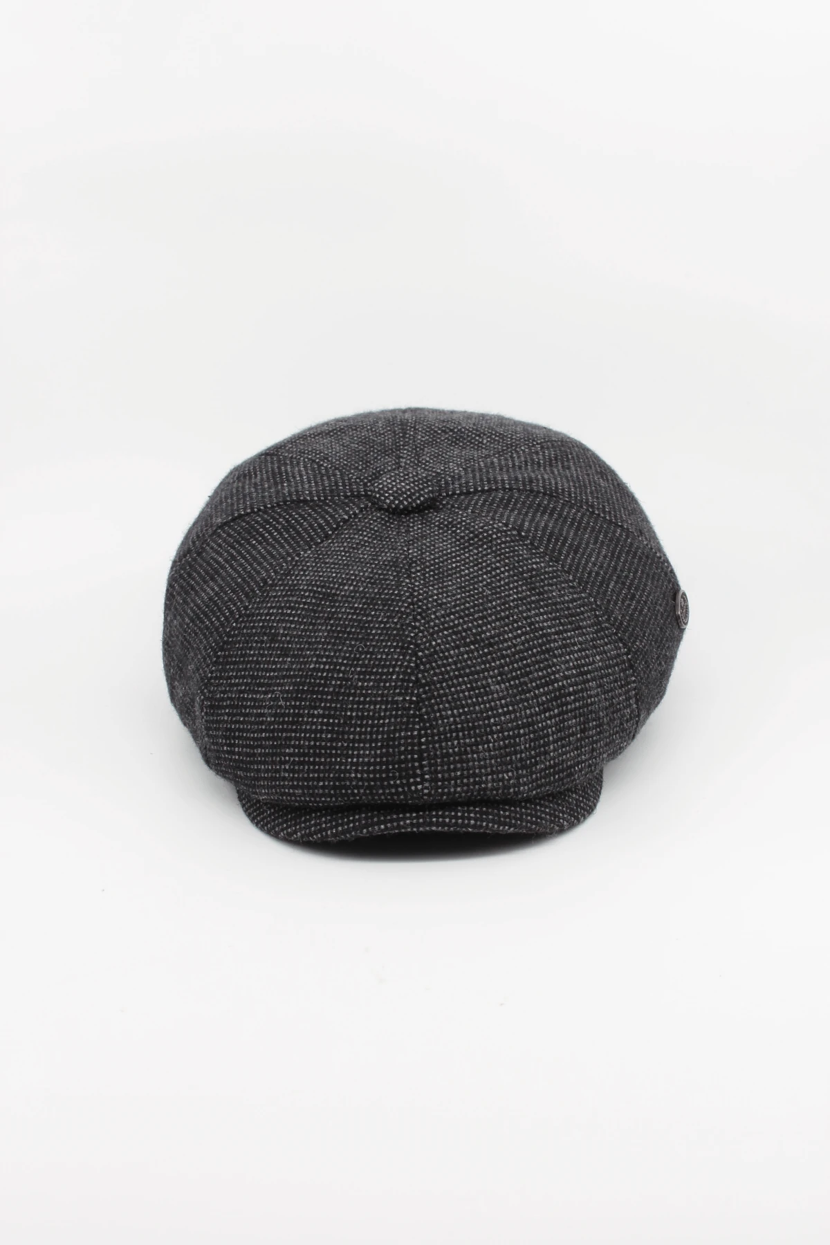 İngiliz Model Kaşe Baretta Kasket Şapka - nokta desen