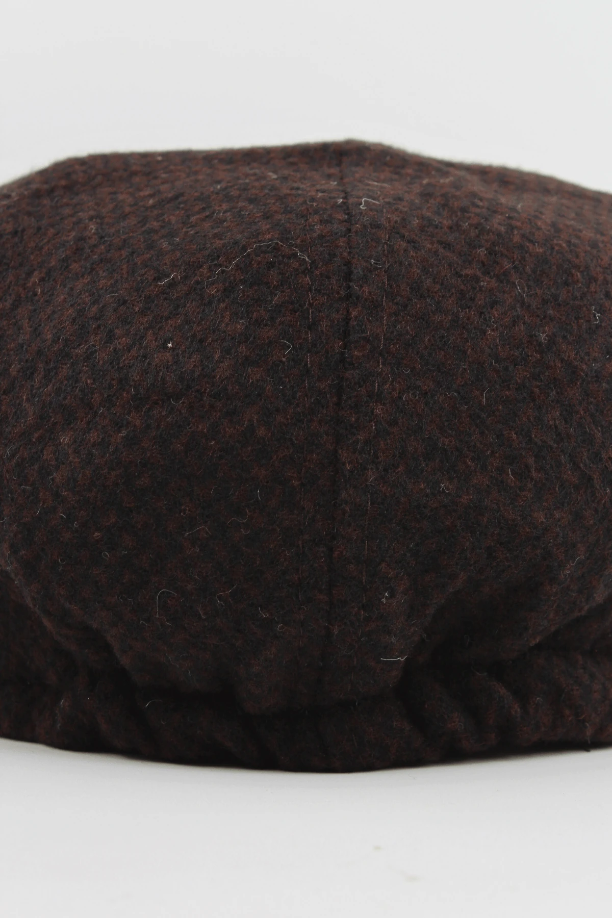 İngiliz Model Kaşe Baretta Kasket Şapka - kahverengi kırçıllı