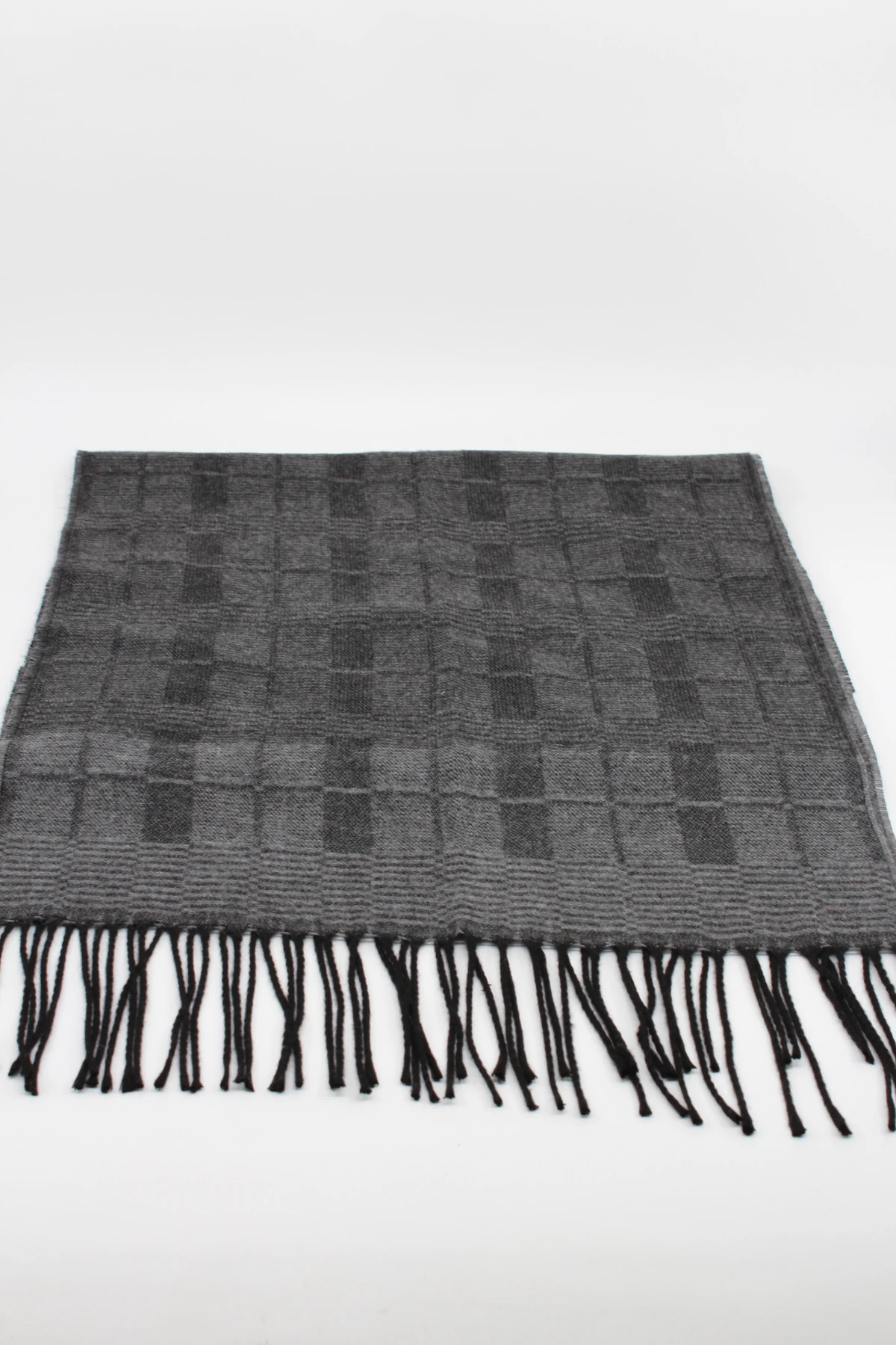 Erkek Atkı - siyah desenli