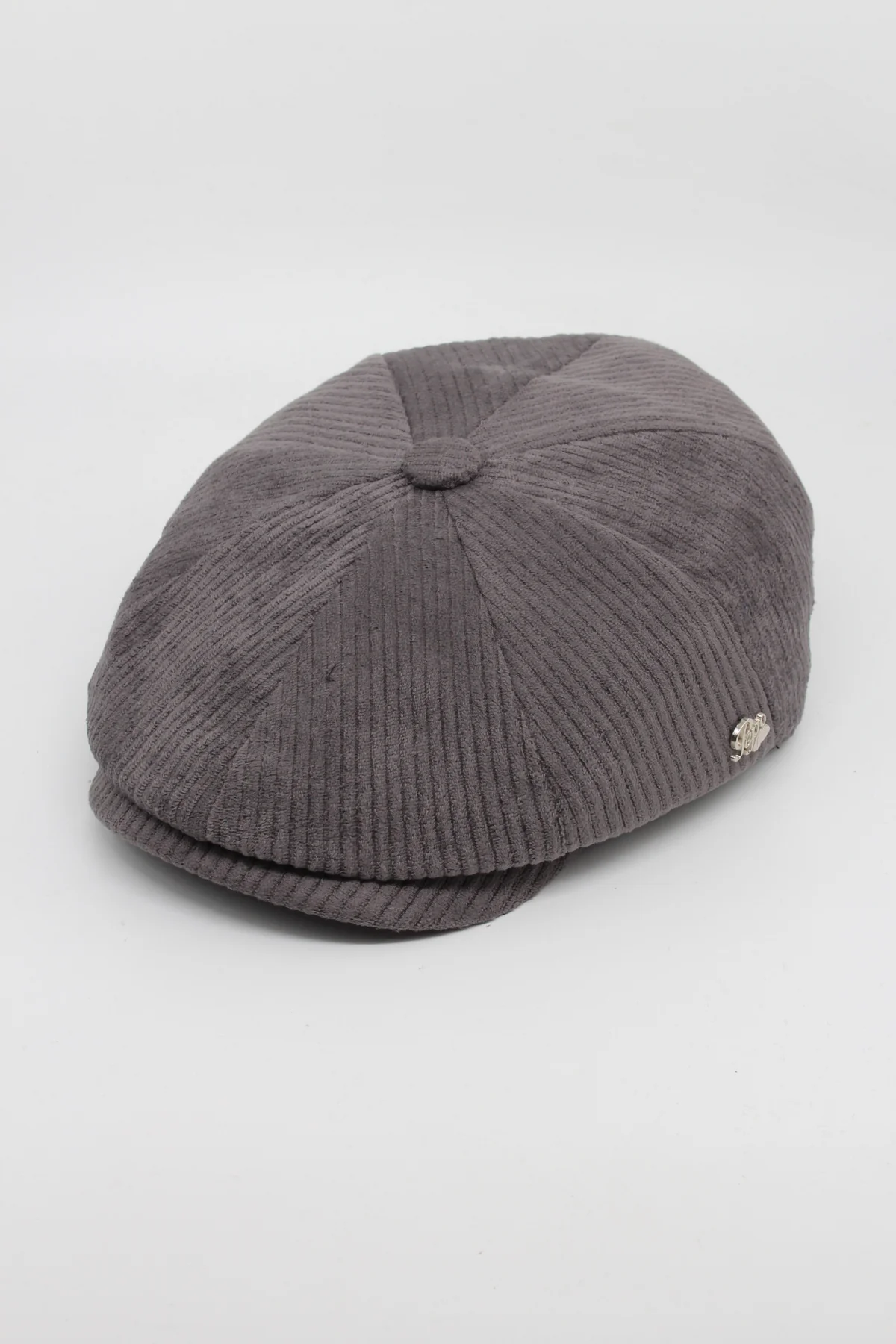 Unisex Fitilli Kadife 8 Köşeli İngiliz Kasket