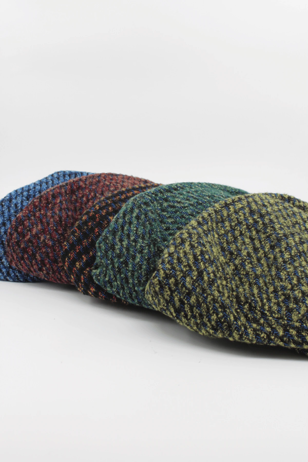 Dokuma Kumaş Vintage Kasket Şapka