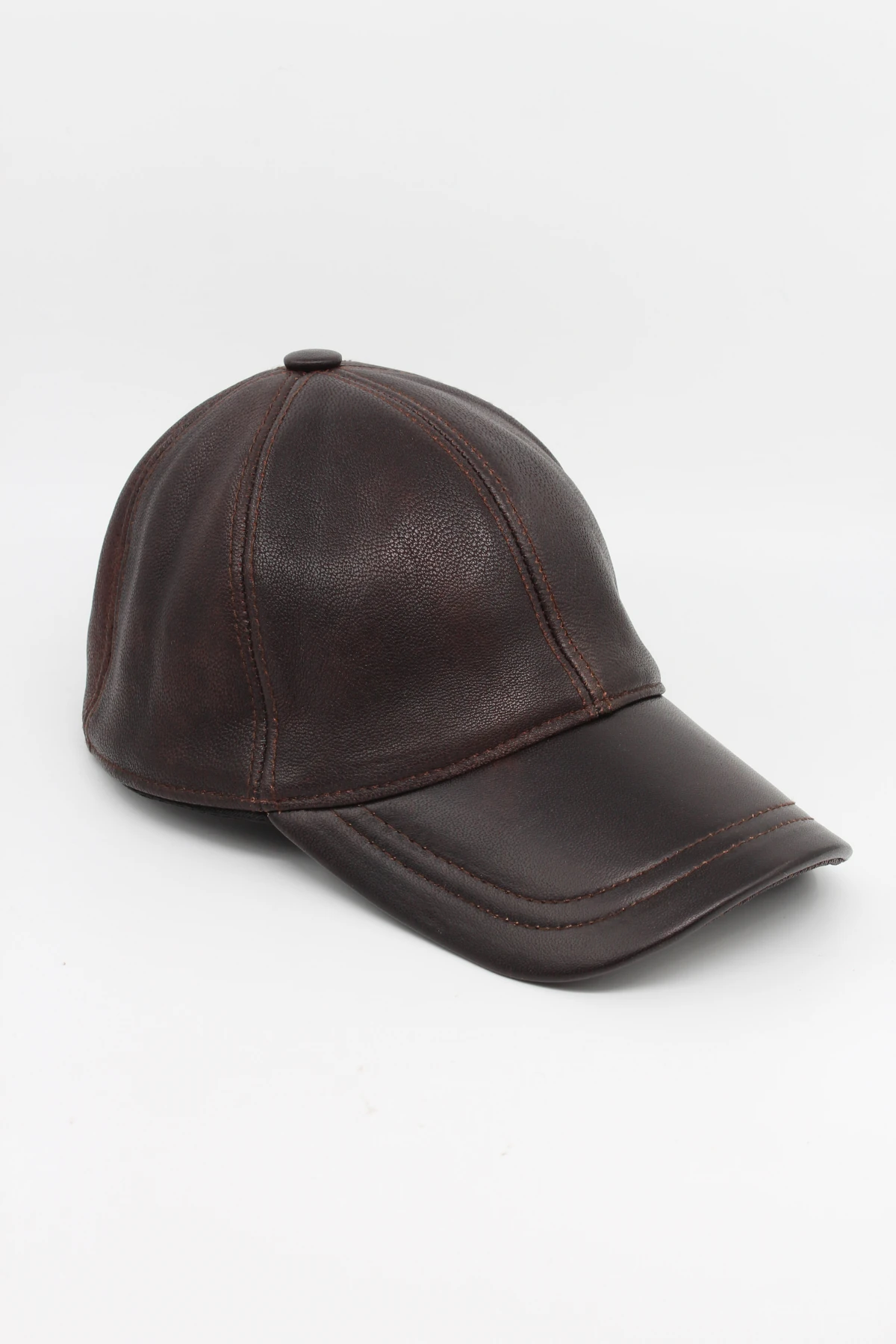 Premium Hakiki Deri Kep Şapka