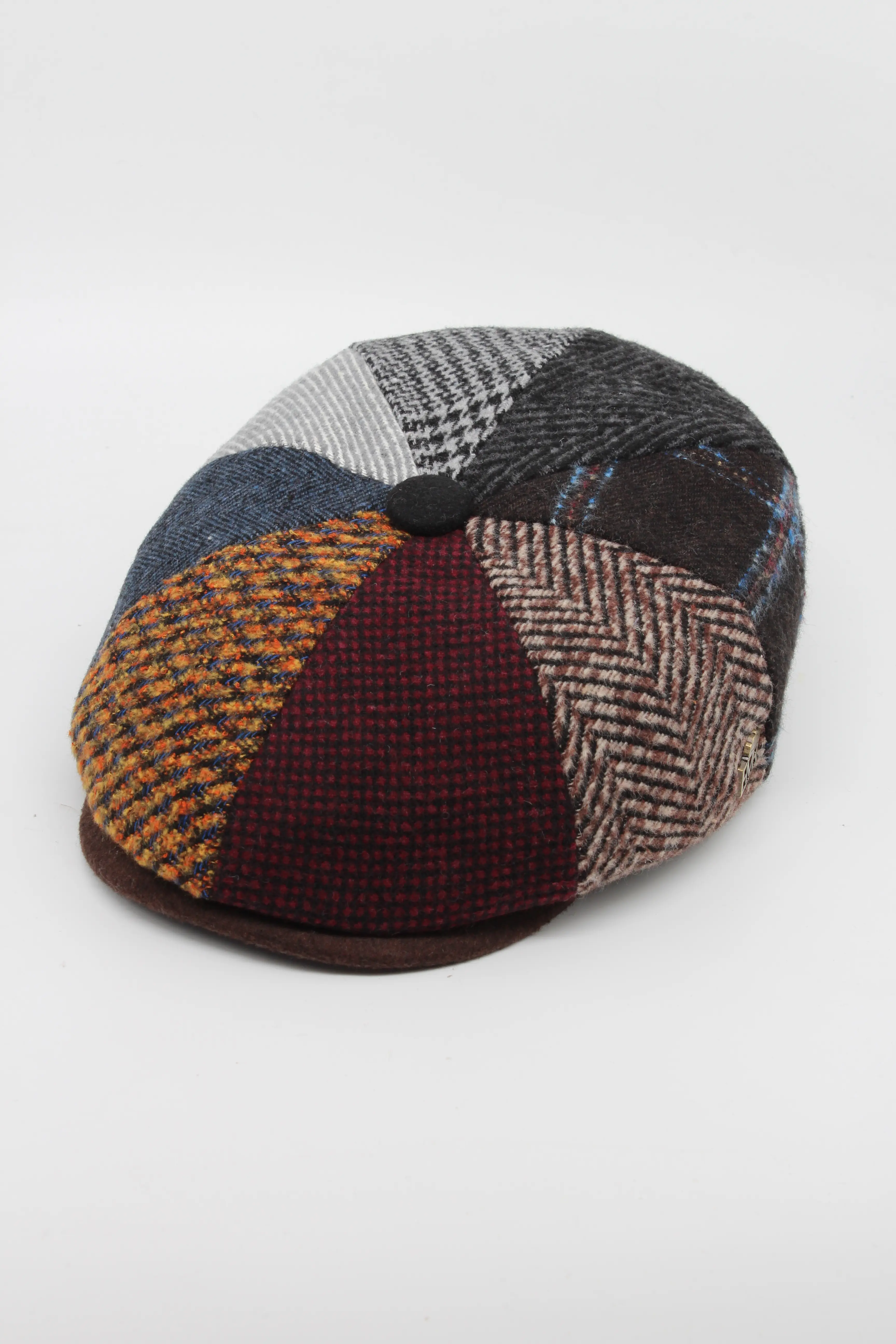 Patchwork (Yamalı) 8 Parça İngiliz Kasket