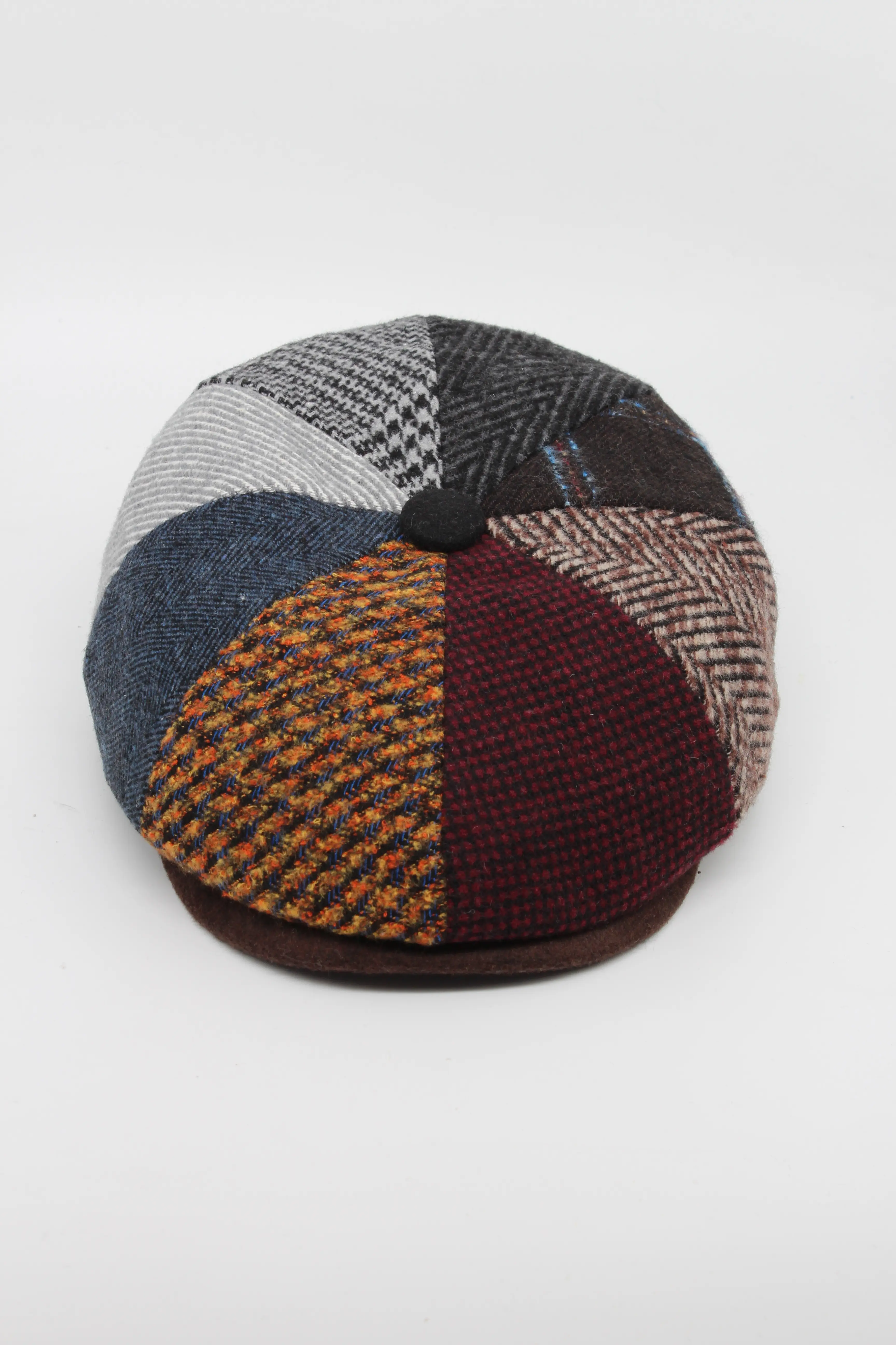 Patchwork (Yamalı) 8 Parça İngiliz Kasket