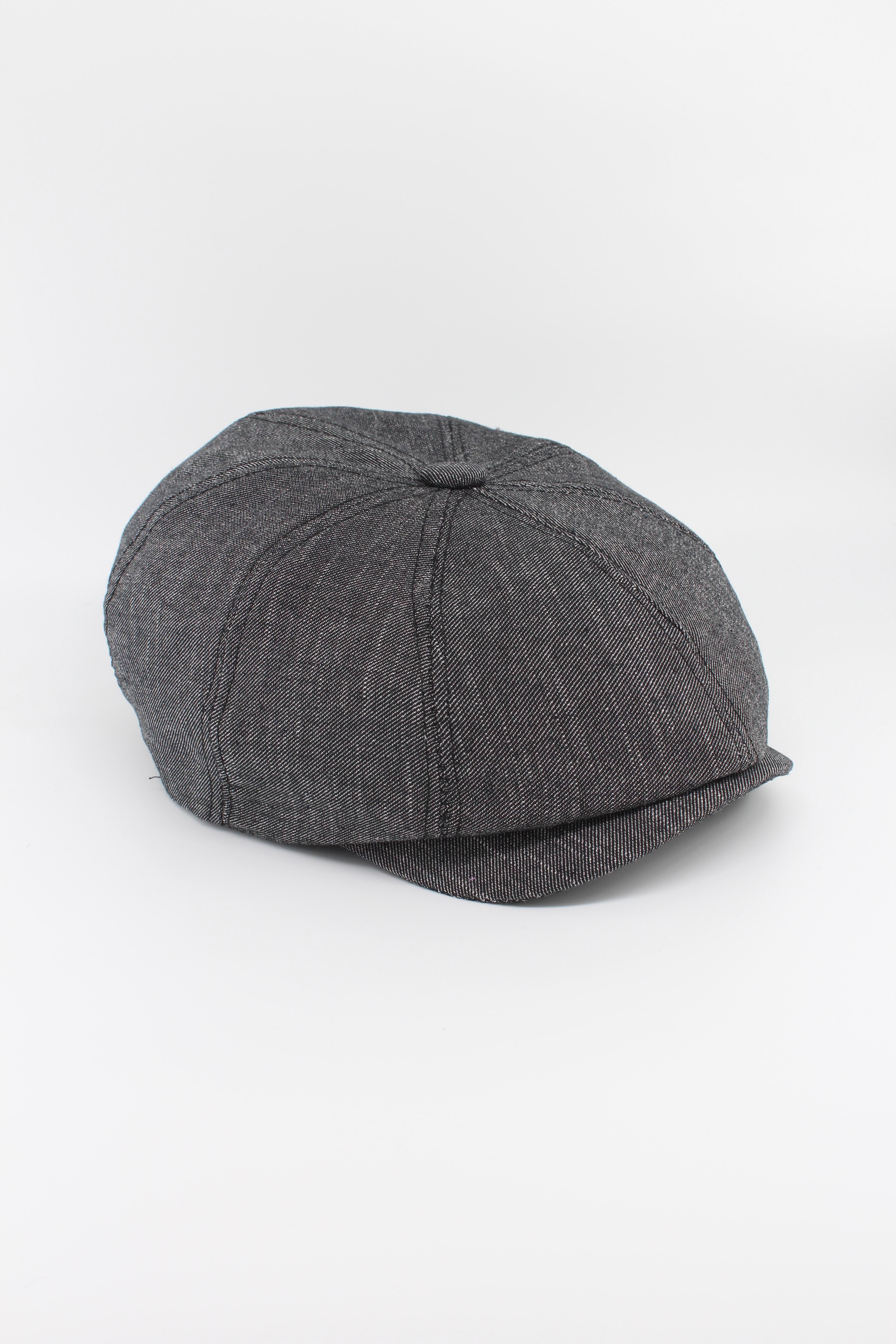 İngiliz Model Kot Kasket Newsboy-Peaky Blinders Model - SİYAH