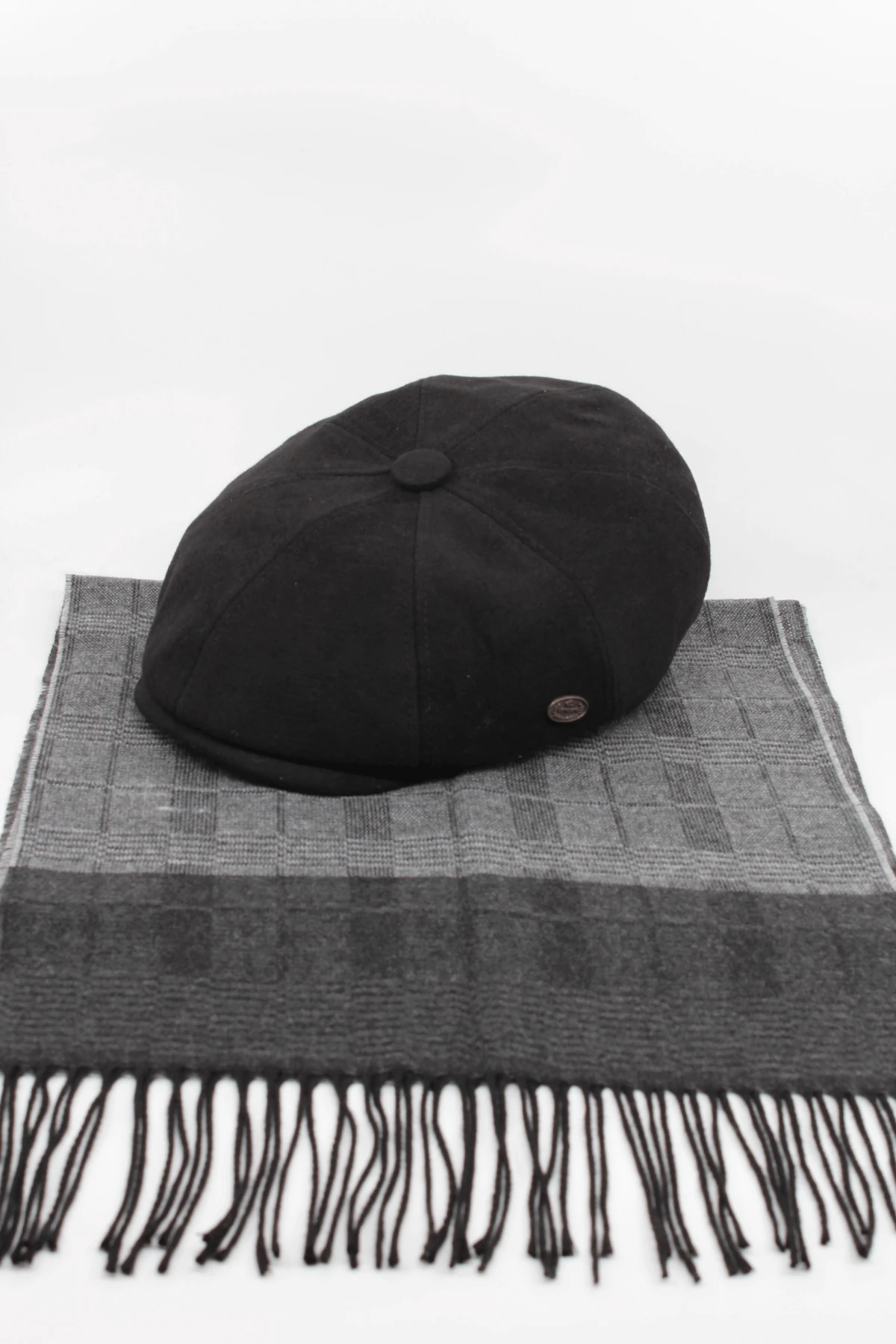 İngiliz Model Kasket & Atkı Kombin