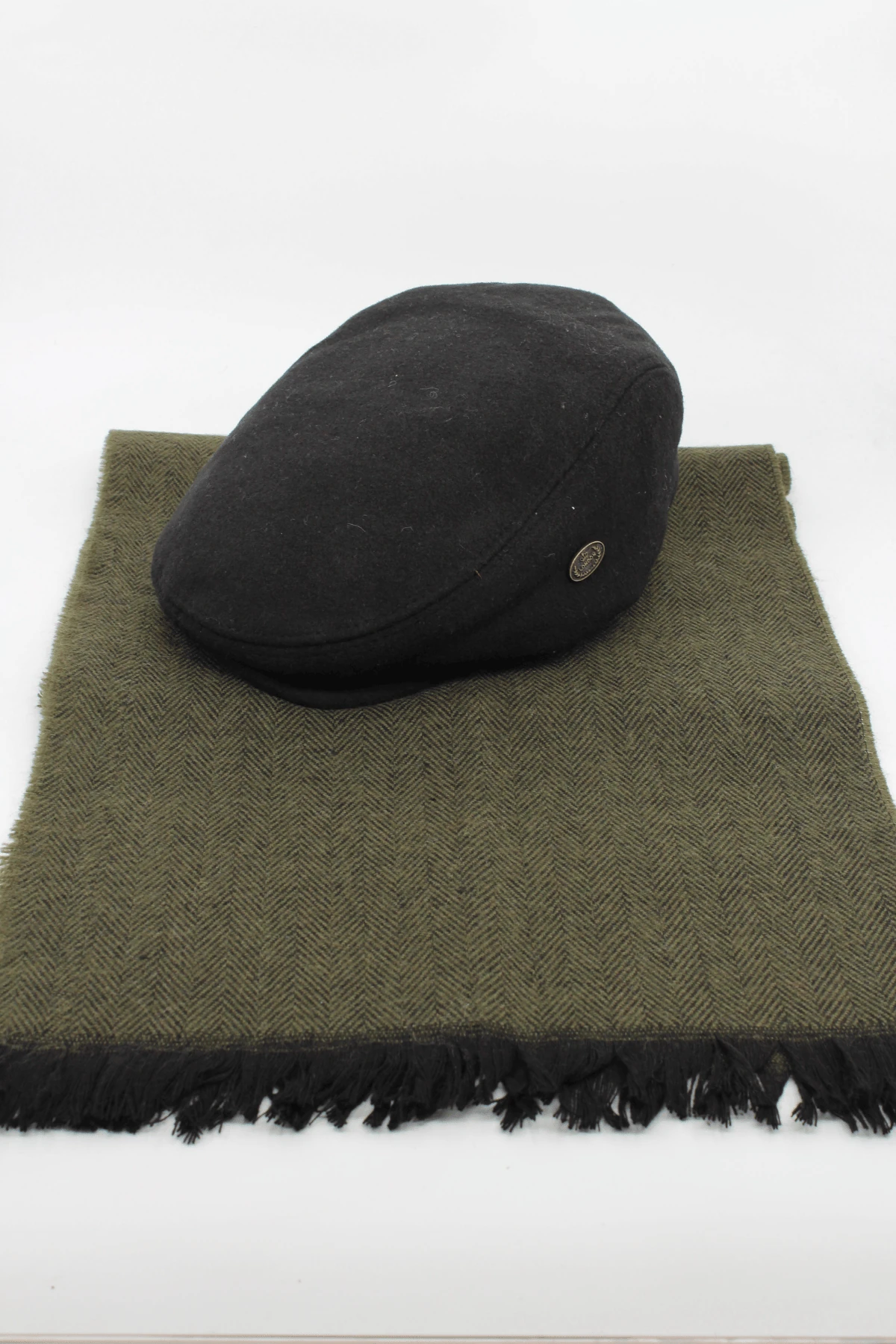 London Kasket Atkı Set HAKİ Balık Sırtı