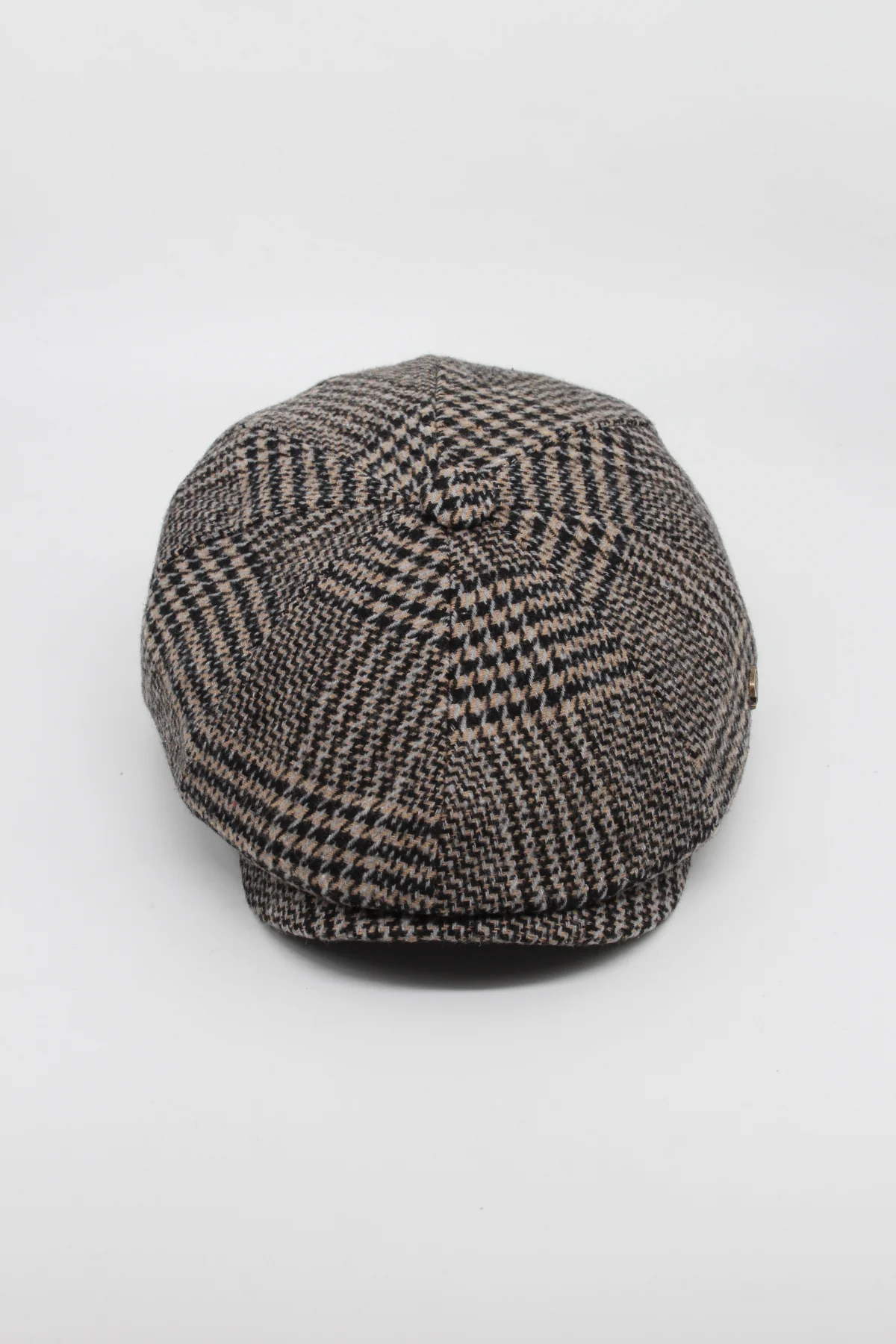 Retro Tarz Ekose Desenli 8 Parçalı İngiliz Kasket