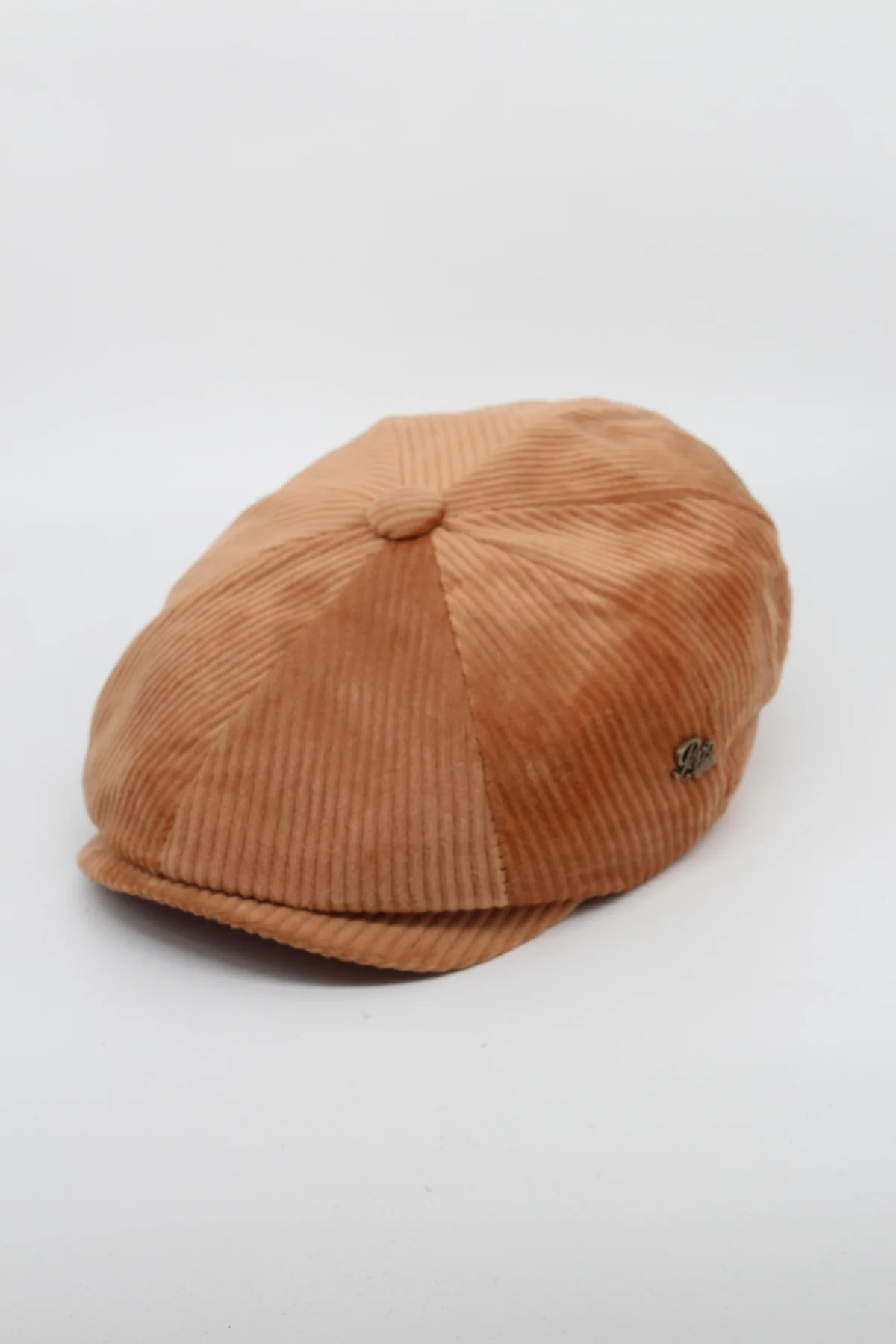 Unisex Fitilli Kadife 8 Köşeli İngiliz Kasket