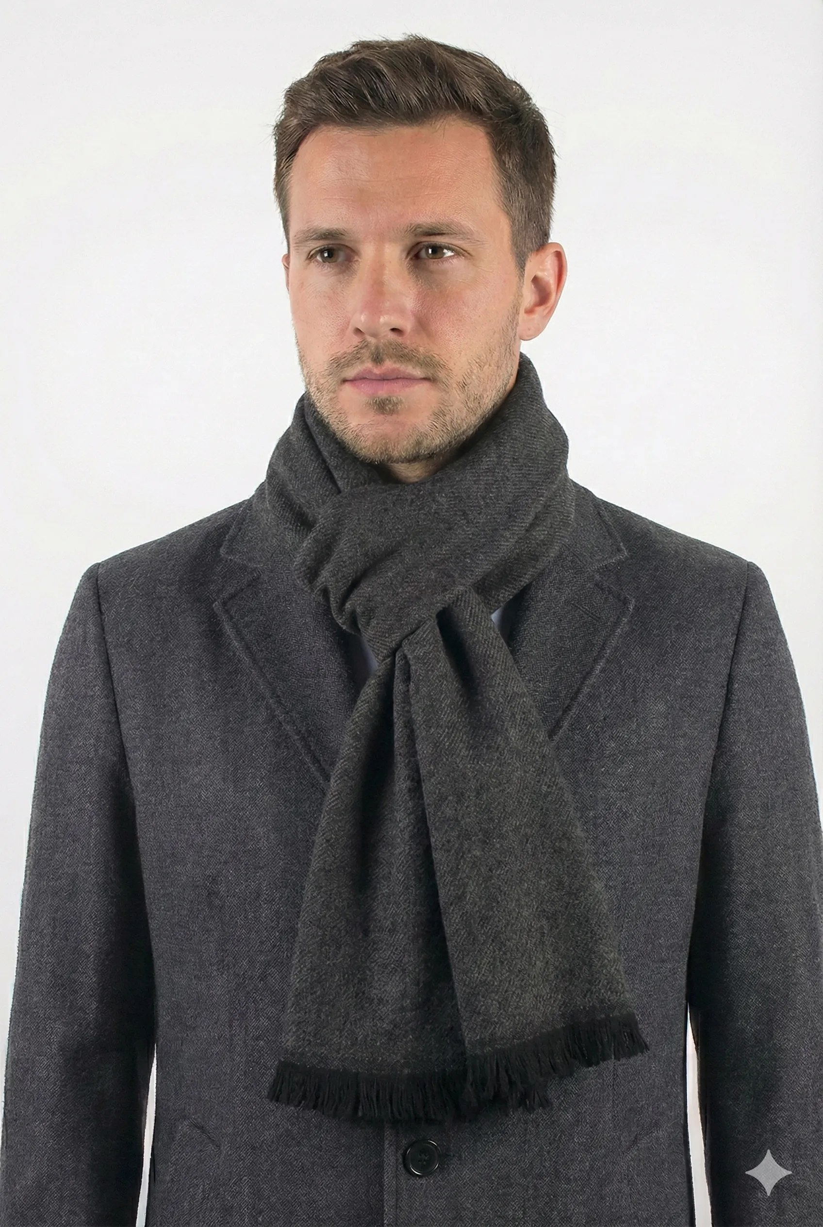 Erkek Atkı - balıksırtı antrasi