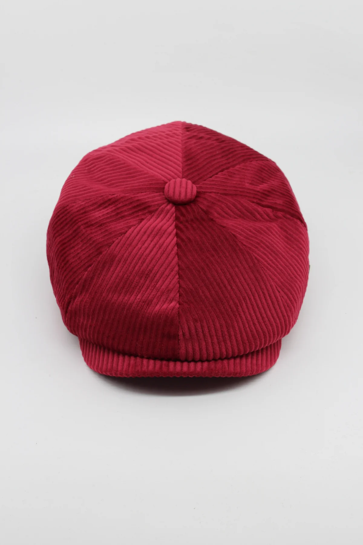 Unisex Fitilli Kadife 8 Köşeli İngiliz Kasket