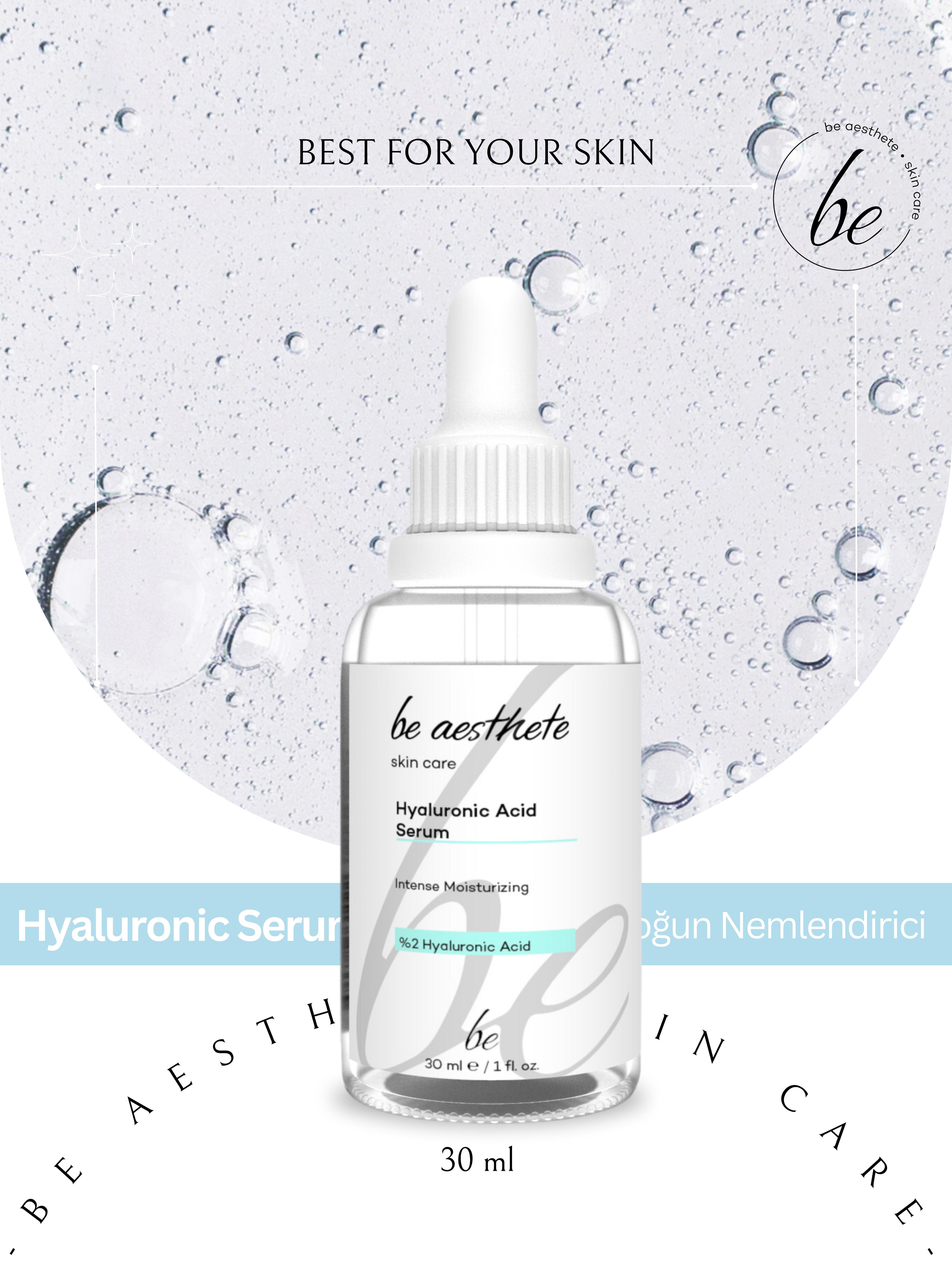 Yoğun Nemlendirici Hyaluronic Serum (%2 Hyaluronic Acid)