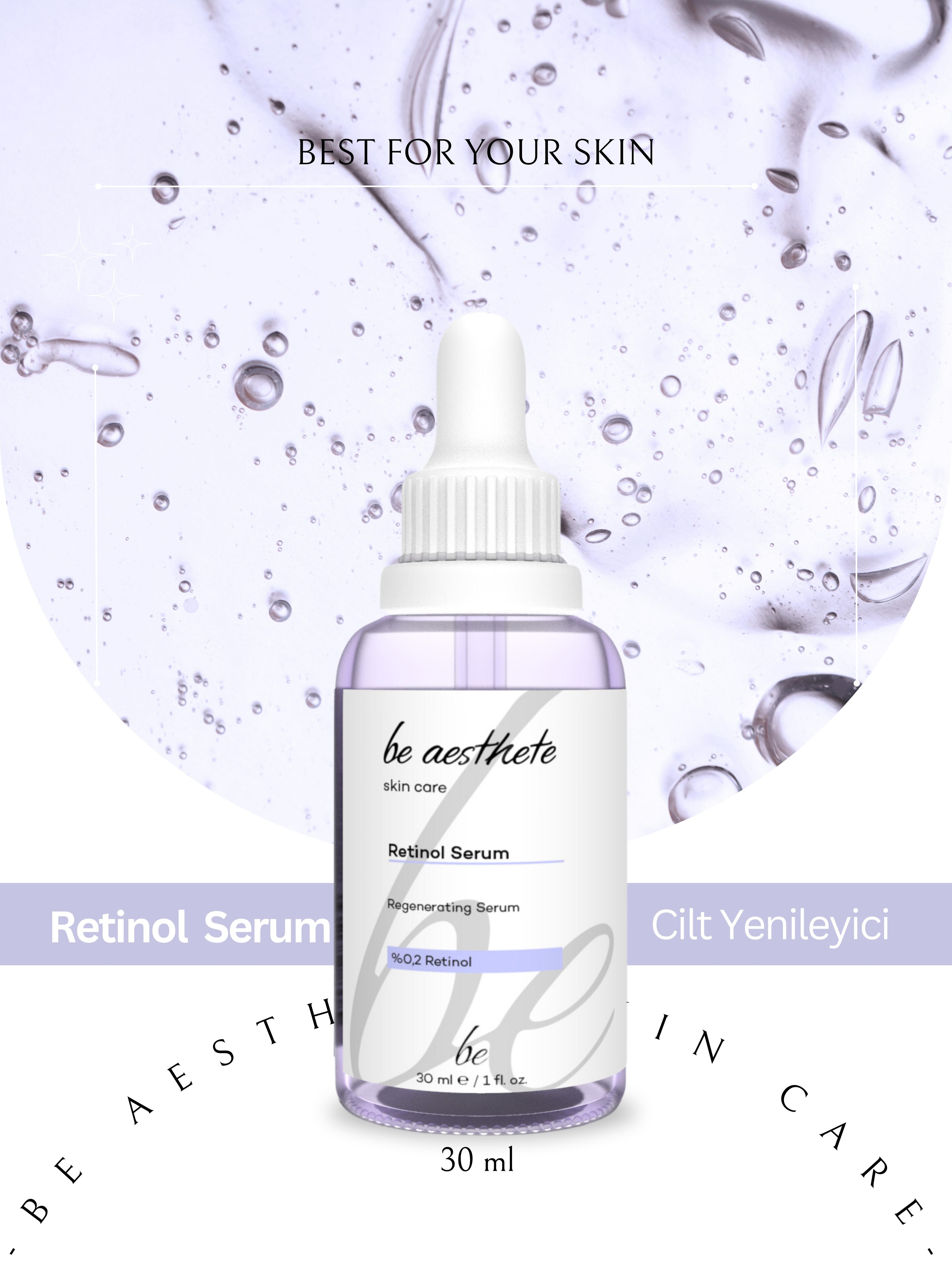 Yaşlanma Karşıtı ve Cilt Yenileyici Retinol Serum (%0,2 Retinol)